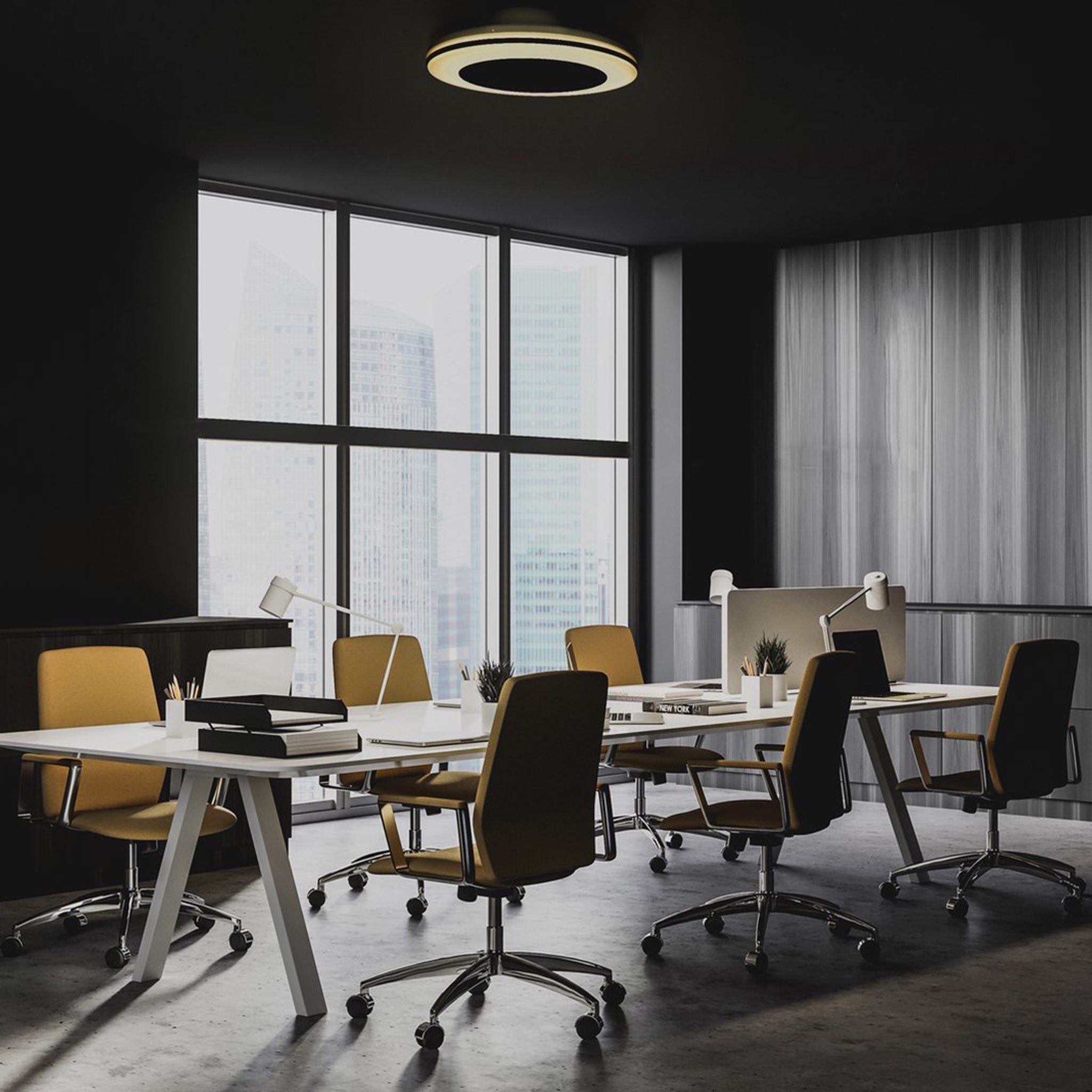 Proventa 3D Air Plafondventilator met verlichting 50 cm - Verspreidt lucht over hele kamer - Met afstandsbediening - LED.nl