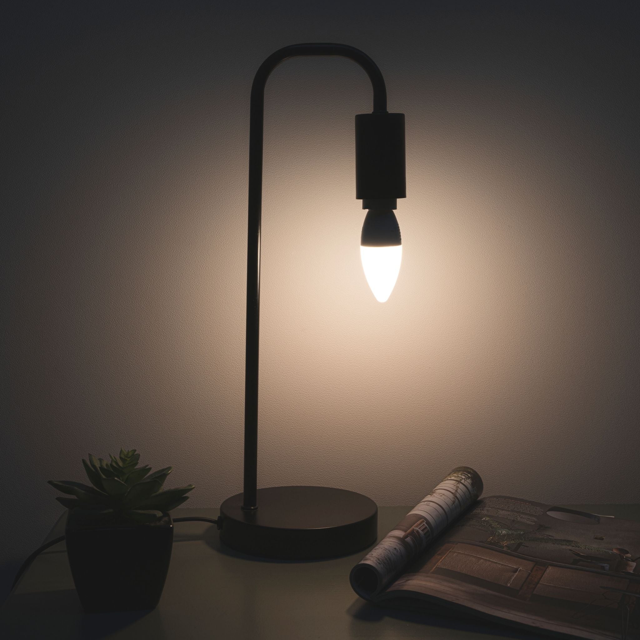 Proventa Dimbare LED Lamp E14 - Lichtkleur dimbaar naar extra warm wit licht - 1 x Kaars lamp - LED.nl