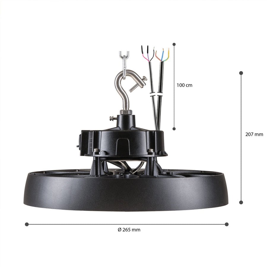 Proventa Probay LED High Bay 200W - Energielabel A - Voor hoge plafonds - 36000 lm High bays LED.nl