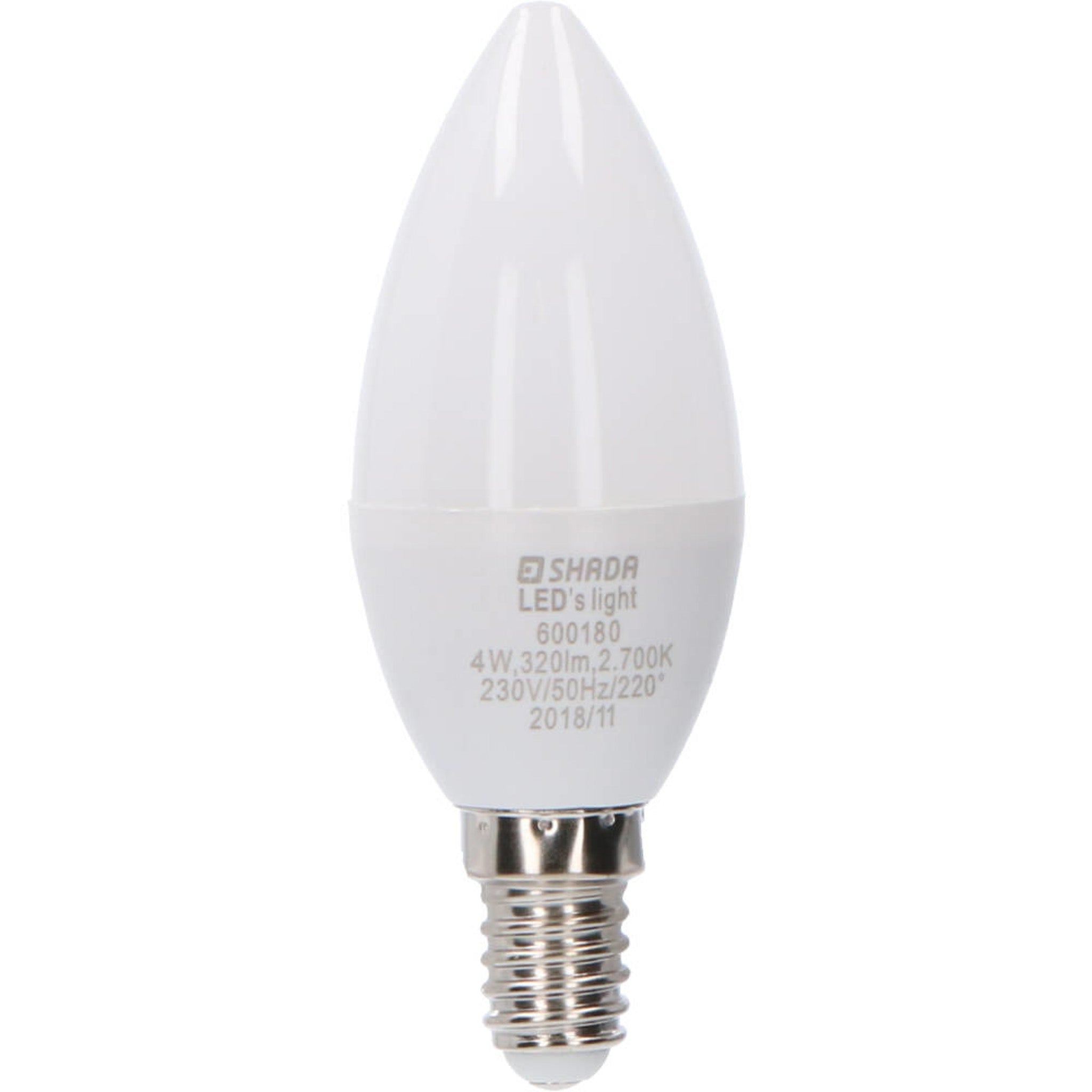 Proventa Longlife LED Candle ledlamp met kleine E14 fitting - Model frosted - _ 35 mm - LED.nl