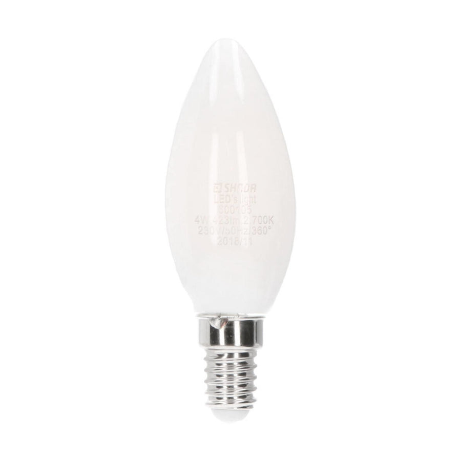 Proventa LongLife LED candle lamp with matt white finish - E14 fitting - _ 35 mm - 1 x LED lamp - LED.nl