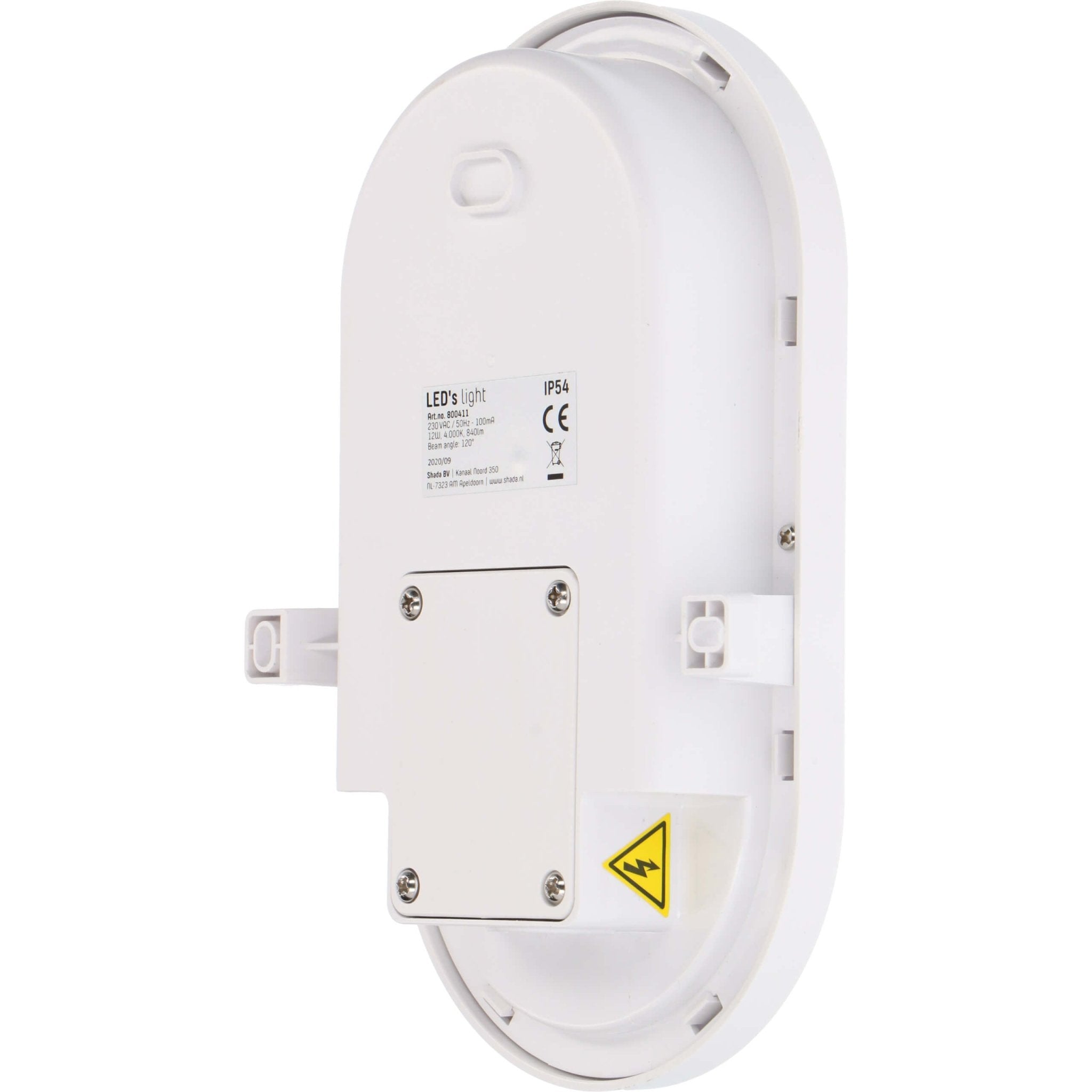 Proventa Outdoor LED Bull eye buitenlamp - Wandlamp model Ovaal voor buitengebruik - LED.nl