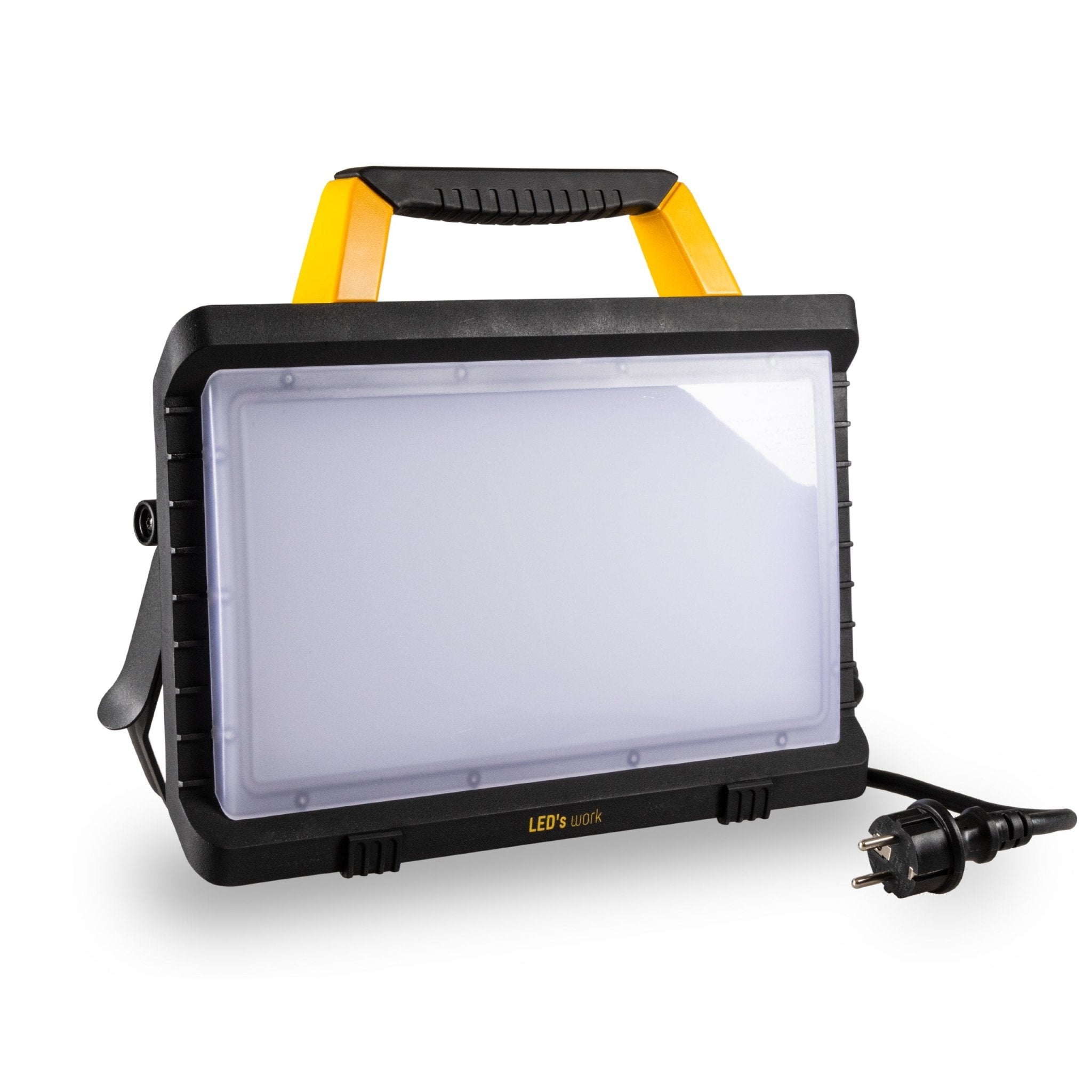 ProWork LED Bouwlamp met  2 extra stopcontacten -  5 meter snoer - IP54 - 5000 lm - LED.nl