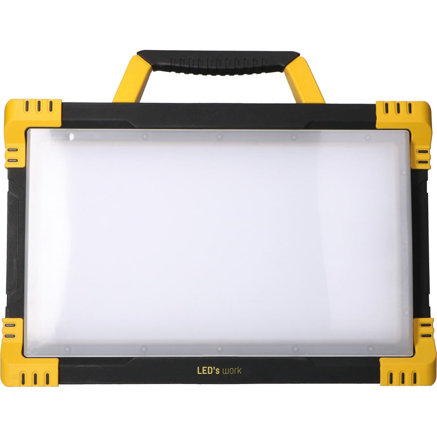 LED's Work Bouwlamp 9200 - 2 extra stopcontacten - 5 meter snoer - IP54 water- en stofbestendig Bouwlampen Led.nl