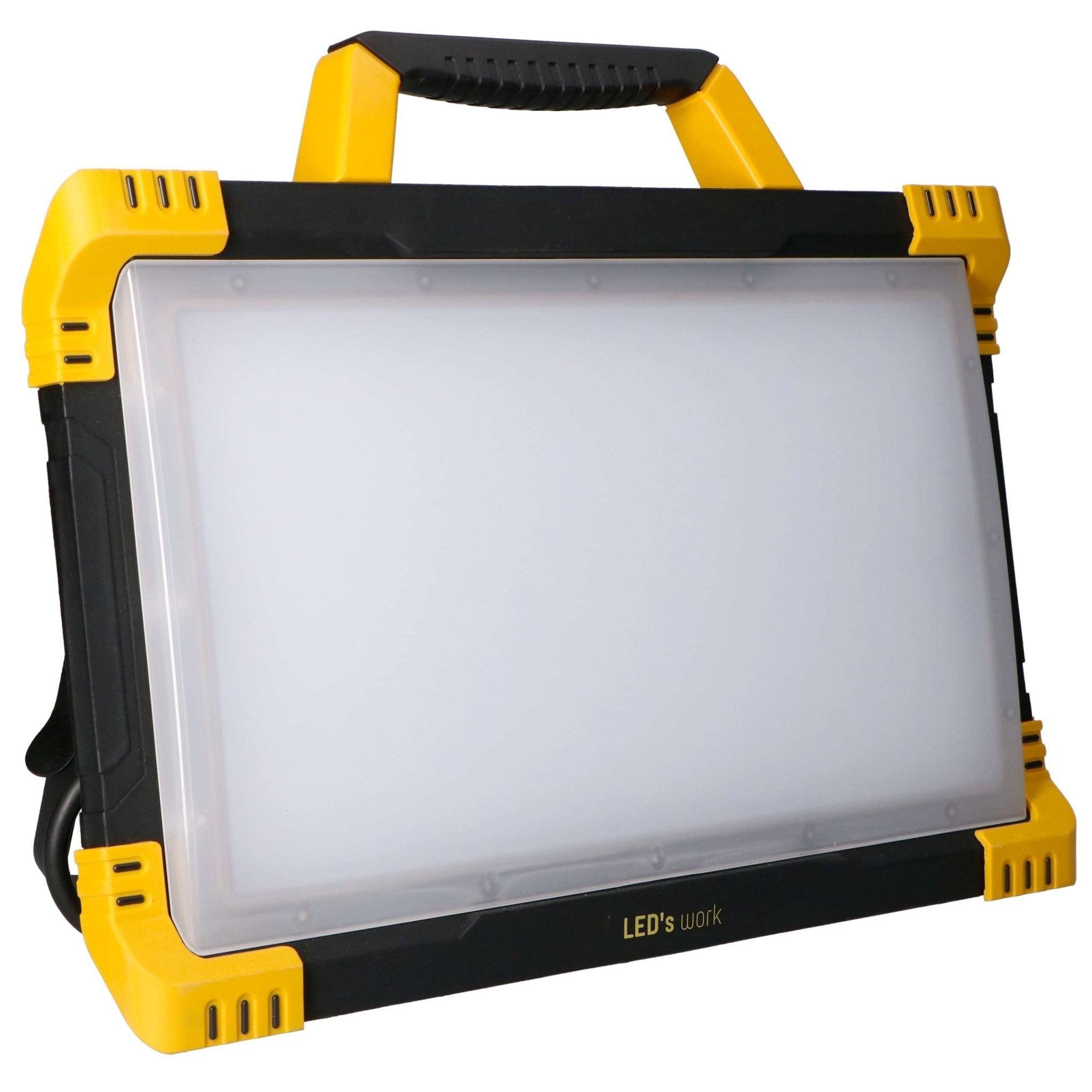 ProWork LED Bouwlamp met  2 extra stopcontacten -  5 meter snoer - IP54 - 9200 lm - LED.nl