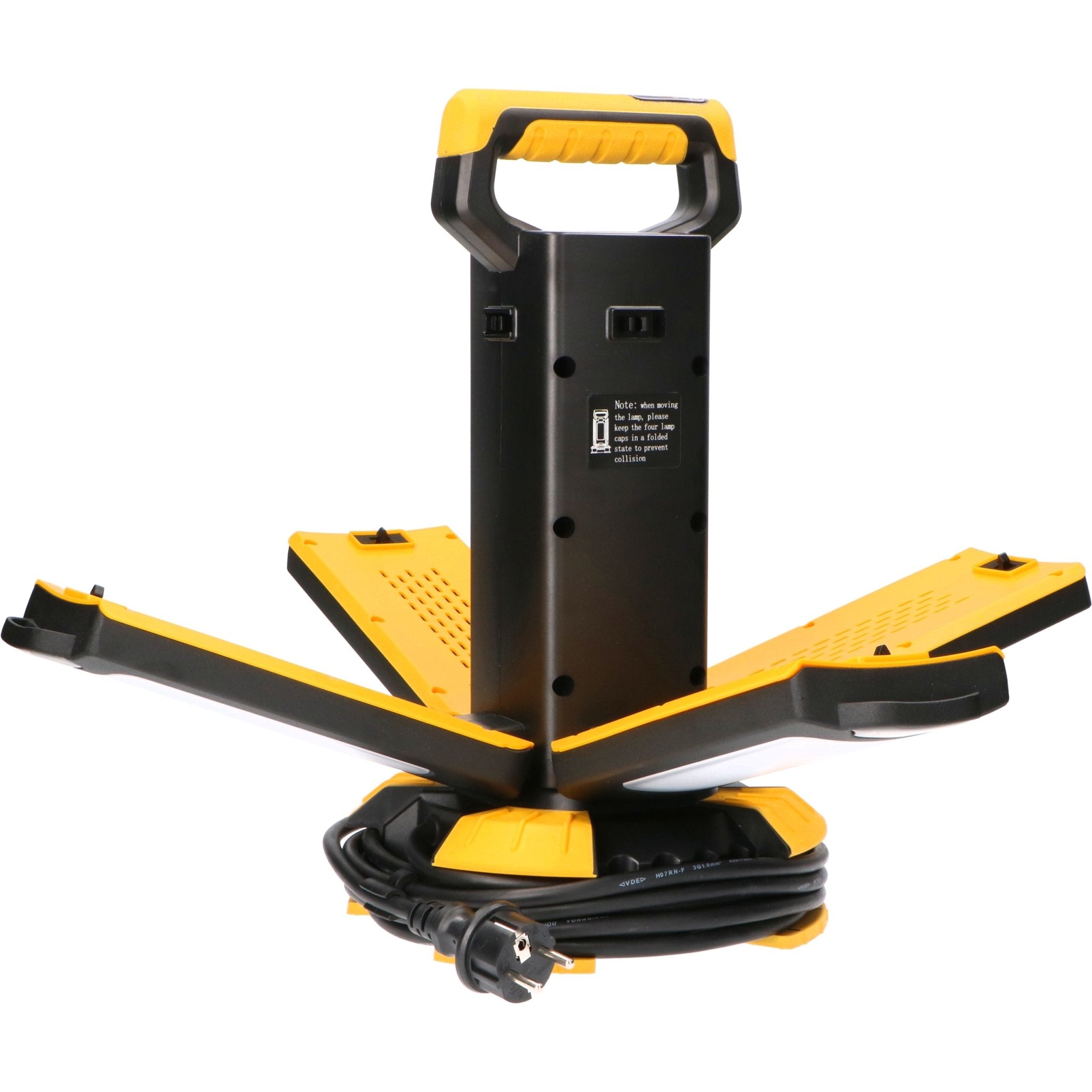 ProWork LED Bouwlamp met rondom licht - 4 lichtpunten - Dimbaar licht - 14000 lm - LED.nl
