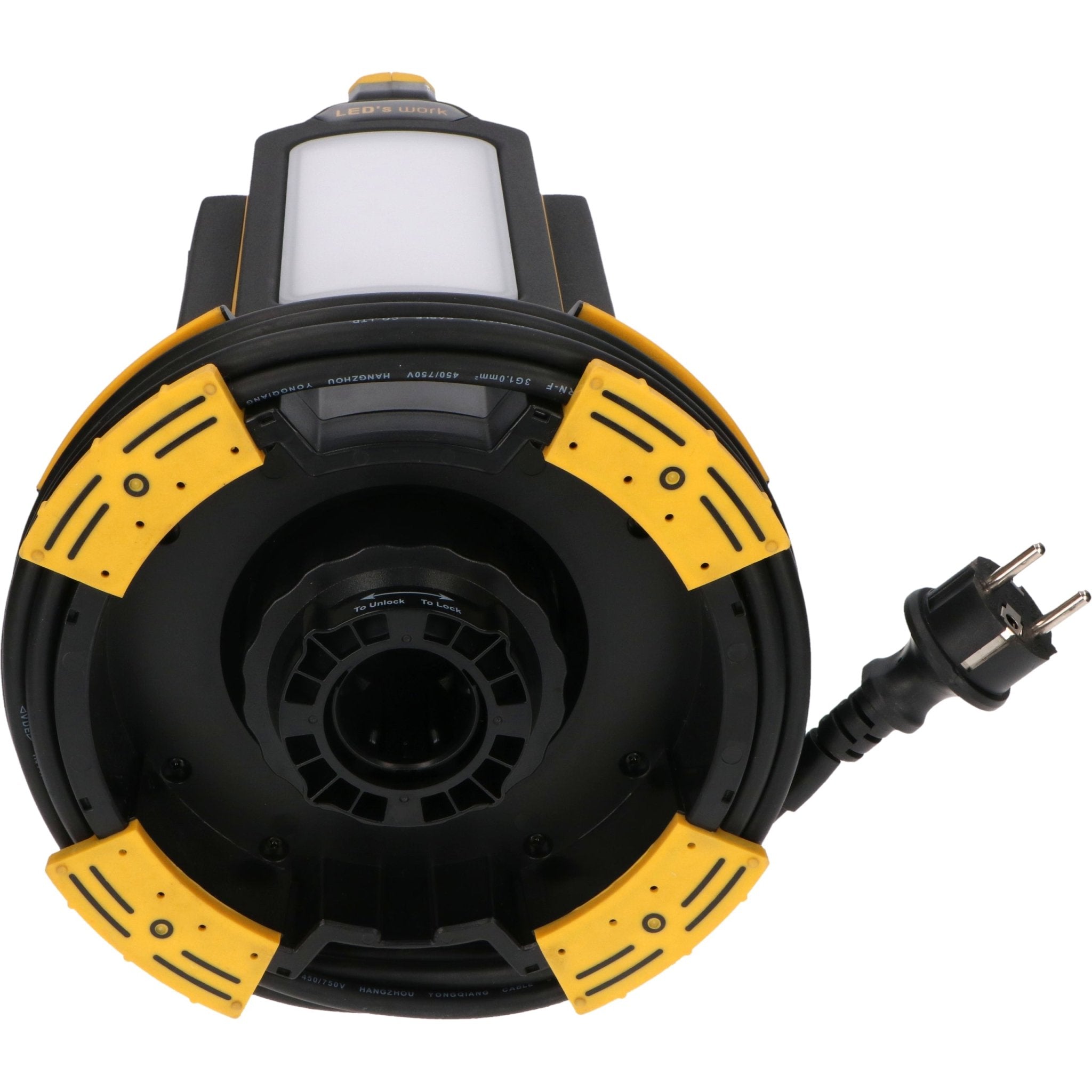 ProWork LED Bouwlamp met rondom licht - 4 lichtpunten - Dimbaar licht - 14000 lm - LED.nl