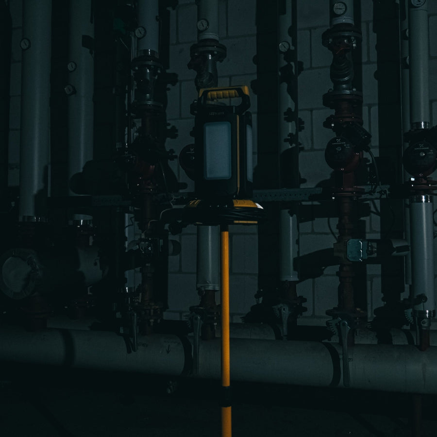 LED's Work NovaLight Bouwlamp 14000 - 4 lichtpunten - Dimbaar - IP54 waterdicht en stofdicht Bouwlampen Led.nl