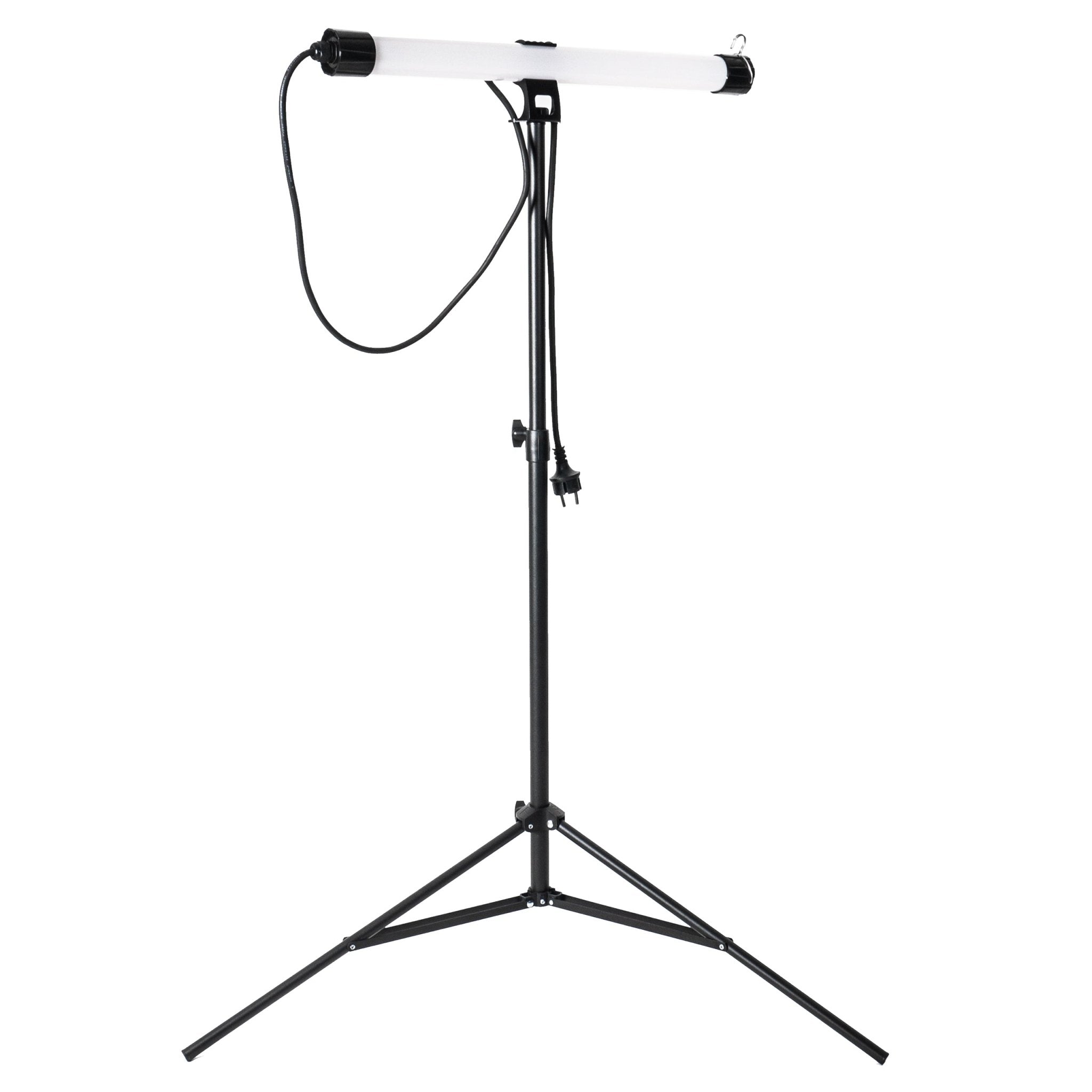 ProWork LED Bouwlamp op statief - In hoogte verstelbaar - Draaibaar - 120 cm - LED.nl