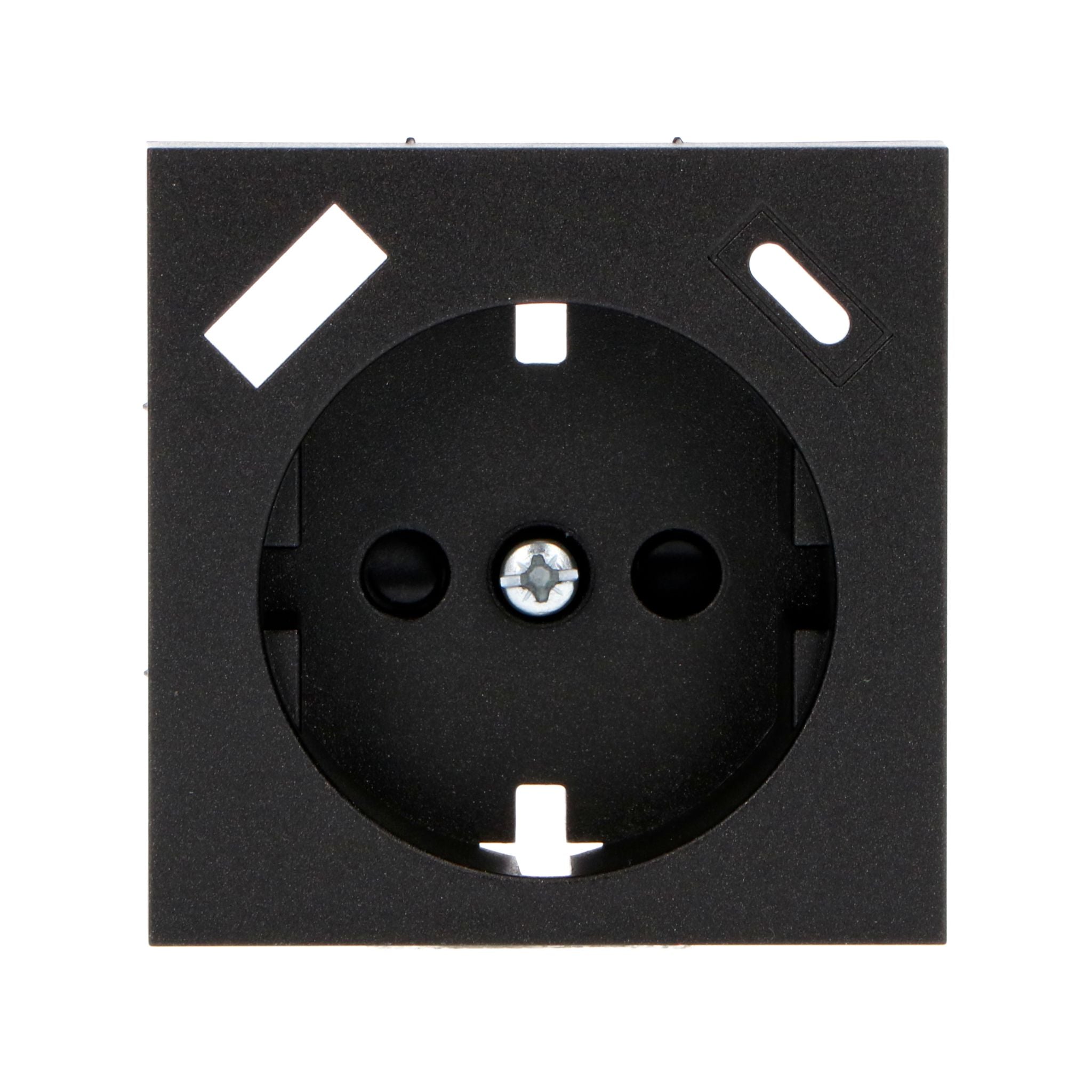 MODULE | ZWART | WANDCONTACTDOOS | USB | USB-C | FR | MODULES