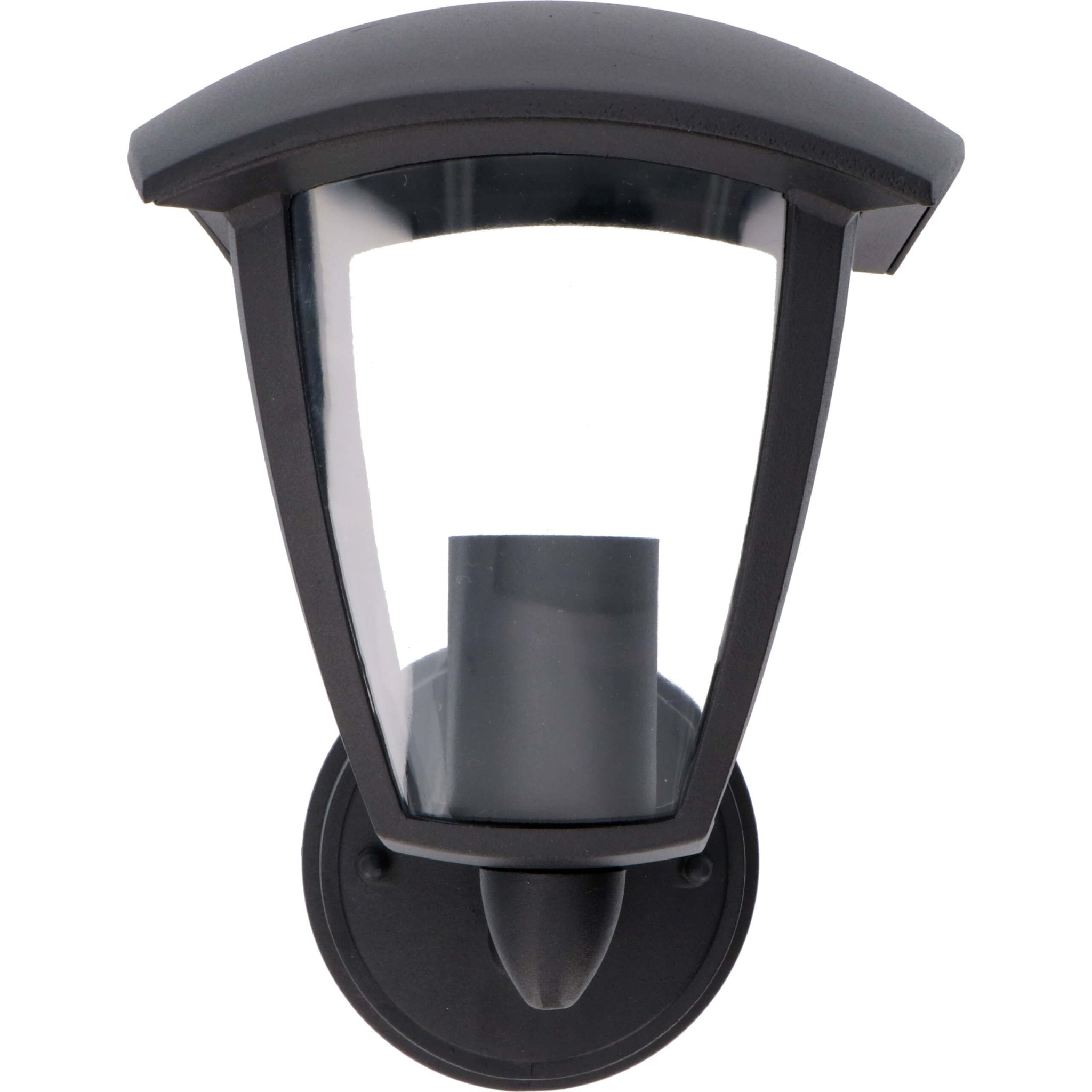 Retro LED Wandlamp met E27 fitting - Jesi - IP44 - Zwart - LED.nl