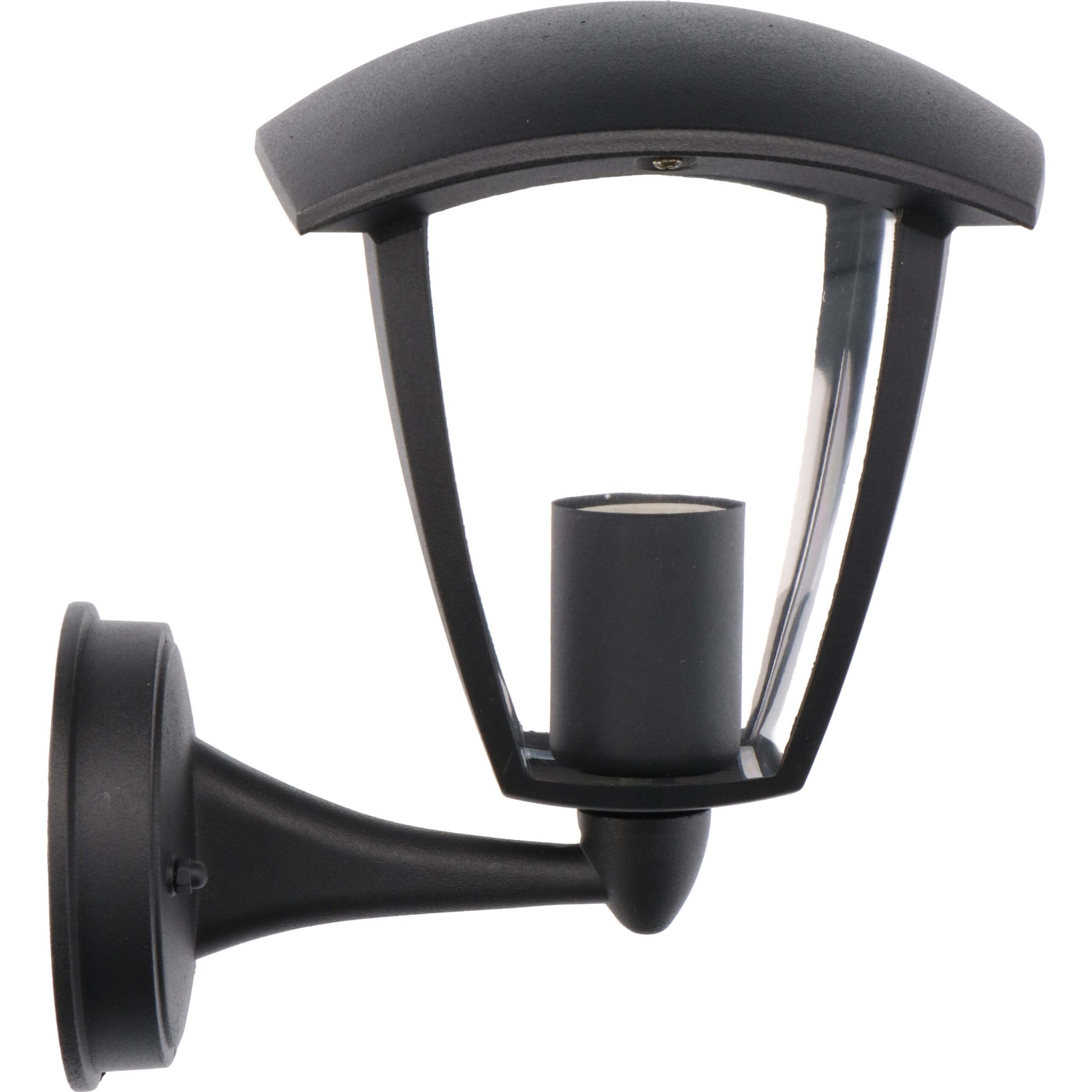 Retro LED Wandlamp met E27 fitting - Jesi - IP44 - Zwart - LED.nl