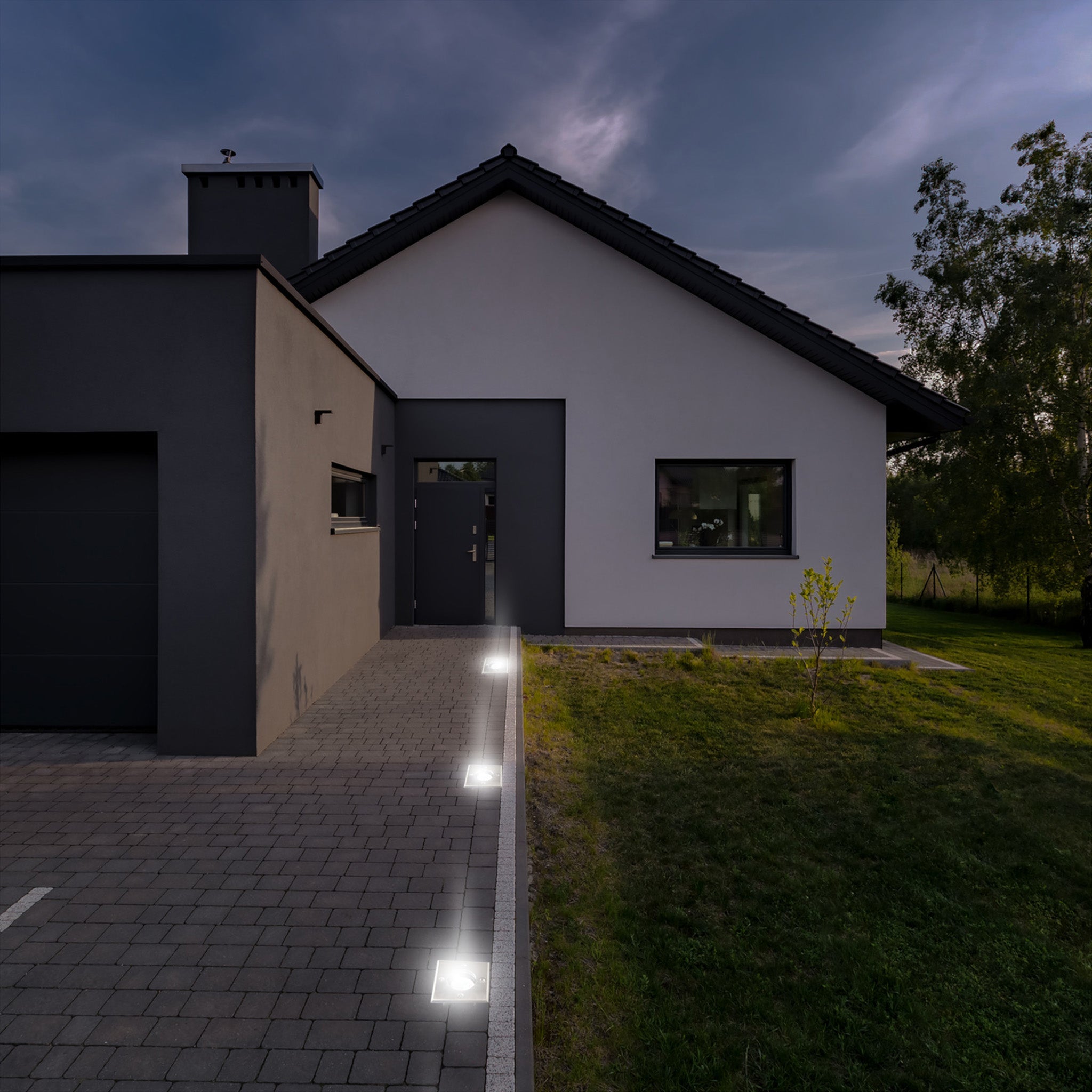 RVS LED Inbouw grondspot vierkant - voor oprit & tuin - IP67 Waterdicht - Zilver - LED.nl