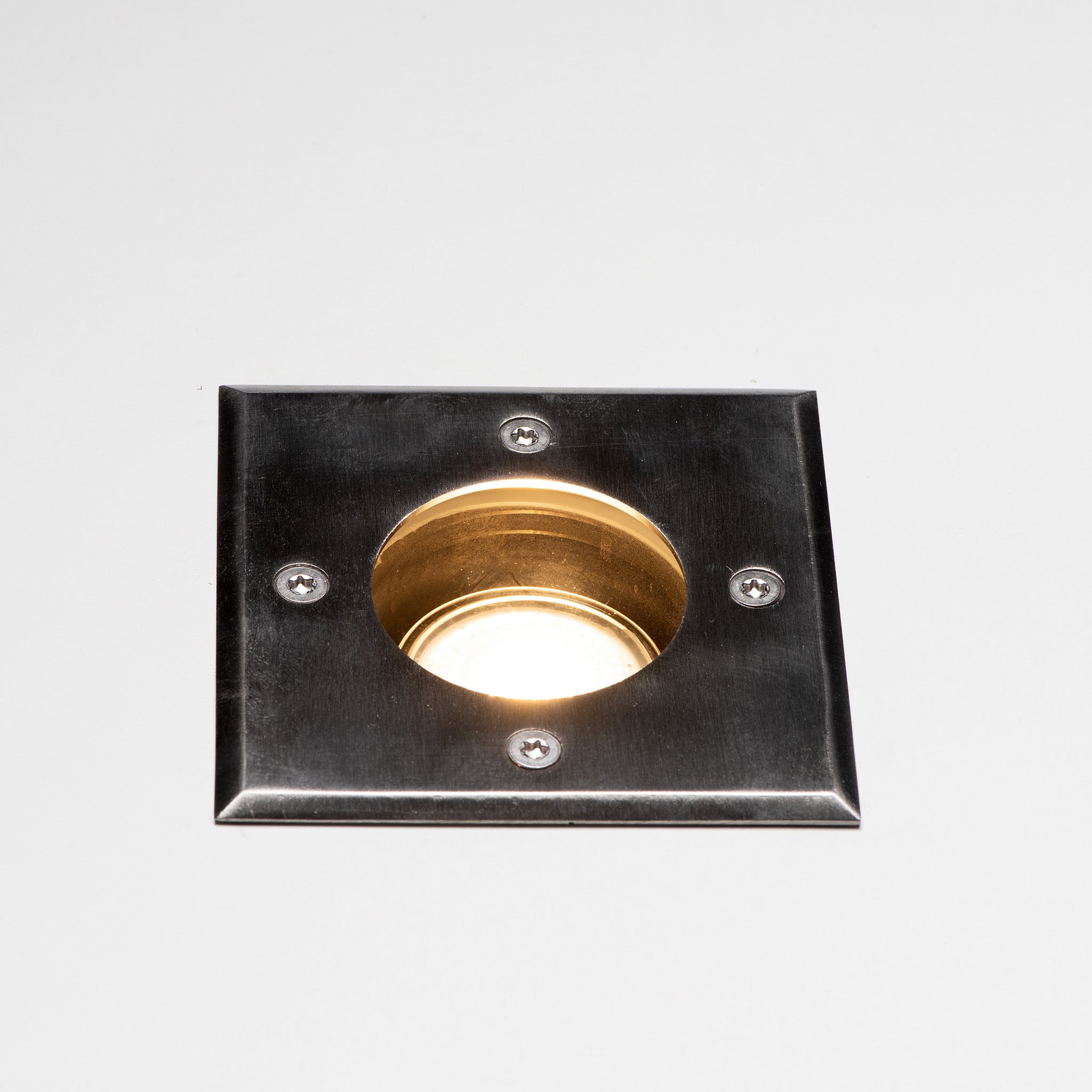 RVS LED Inbouw grondspot vierkant - voor oprit & tuin - IP67 Waterdicht - Zilver - LED.nl