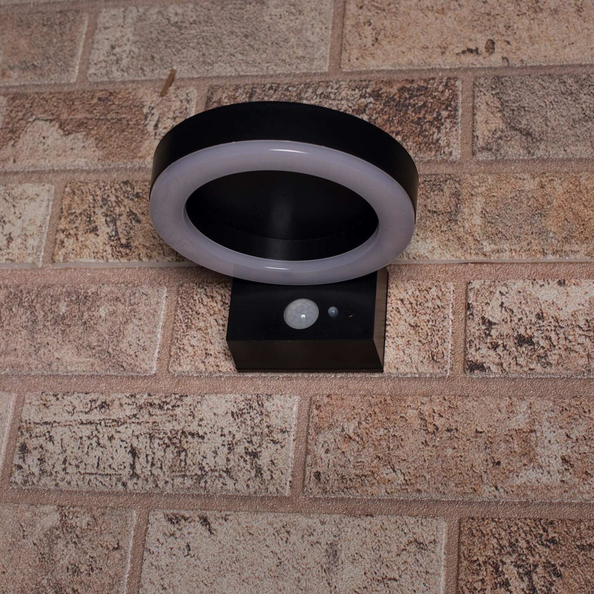RVS Solar LED Buitenlamp met bewegingssensor - Draadloos - 3 standen - Zwart - LED.nl