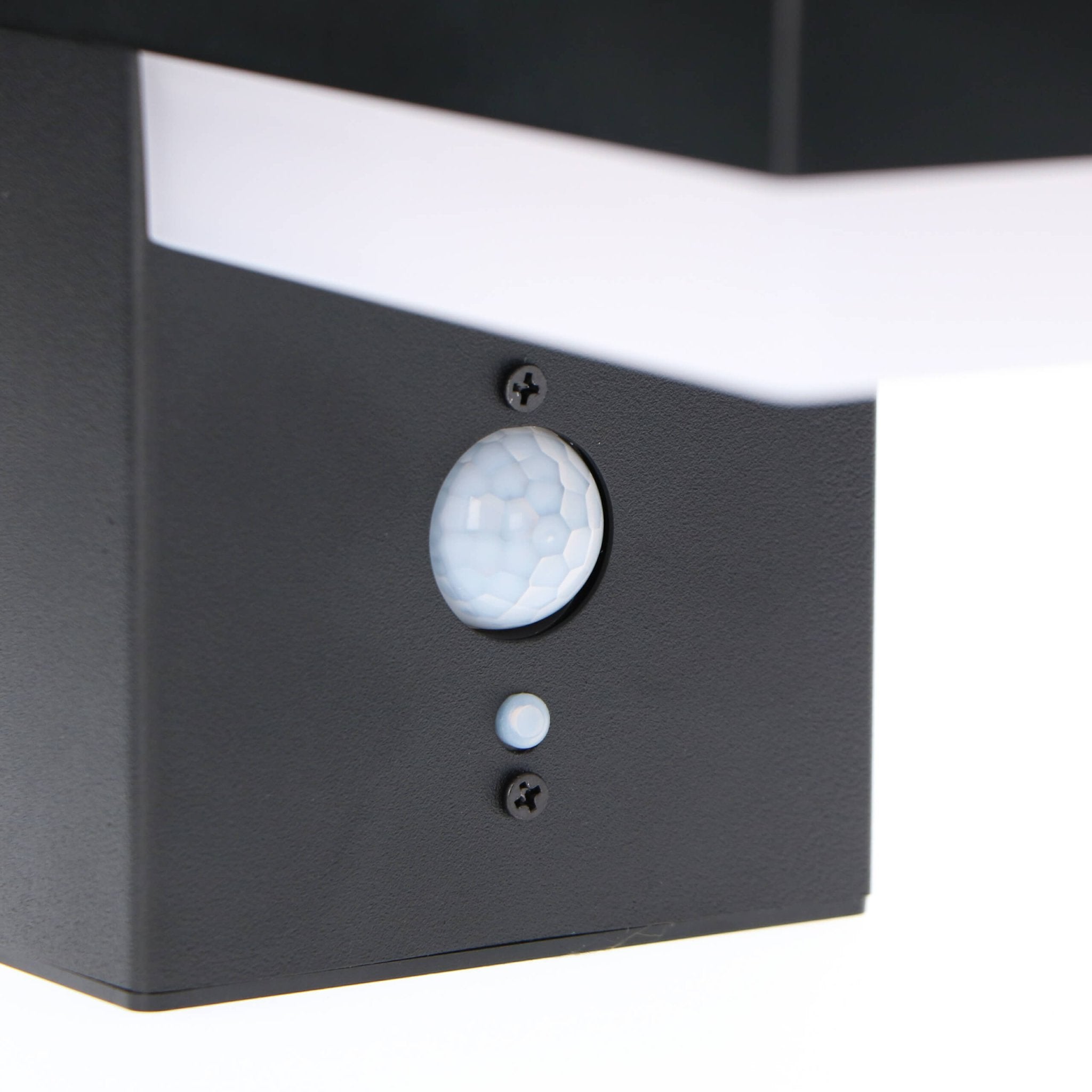 RVS Solar LED Buitenlamp met bewegingssensor - Draadloos - Vierkant - 3 standen - Zwart - LED.nl