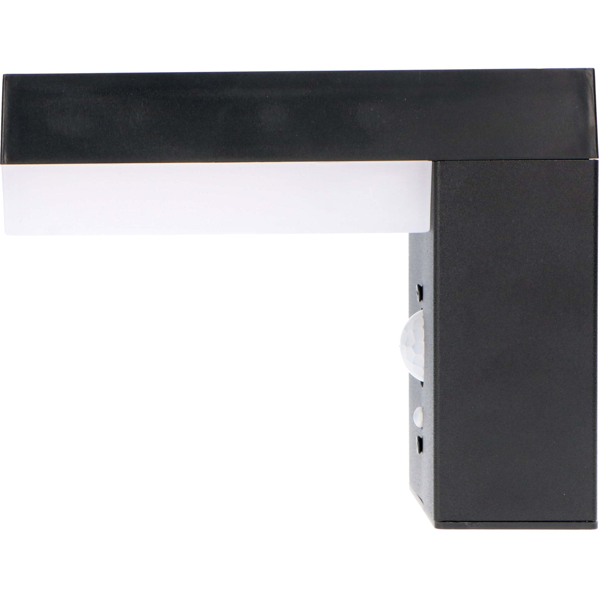 RVS Solar LED Buitenlamp met bewegingssensor - Draadloos - Vierkant - 3 standen - Zwart - LED.nl