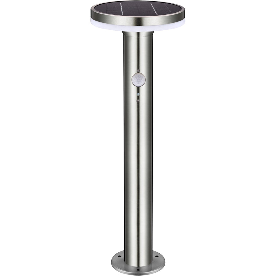 LED's Light RVS Solar-LED-Gartenlaterne mit Bewegungsmelder – Kabellos – 3 Modi – Silber - LED.de