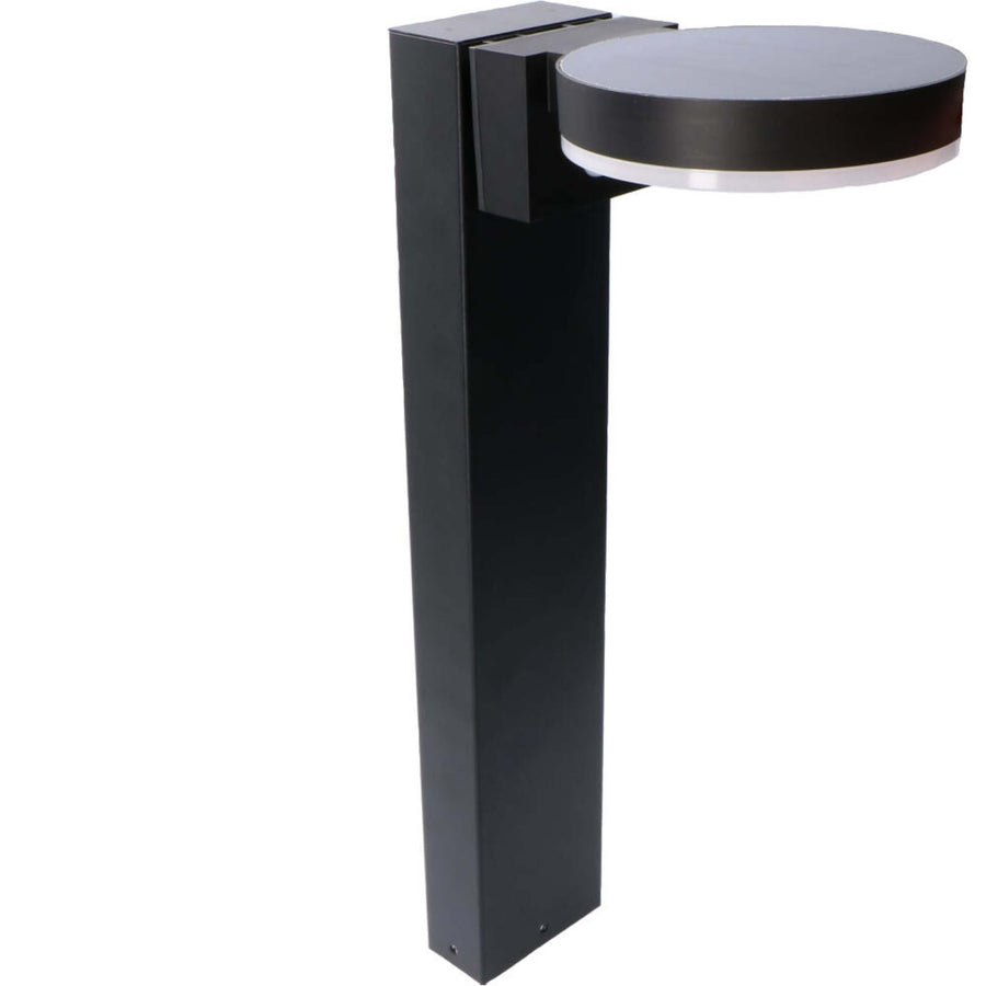 LED's Light RVS Solar LED Tuin Lantaarnpaal met Bewegingssensor - Draadloos - 3 standen - Zwart Lantaarns LED.nl