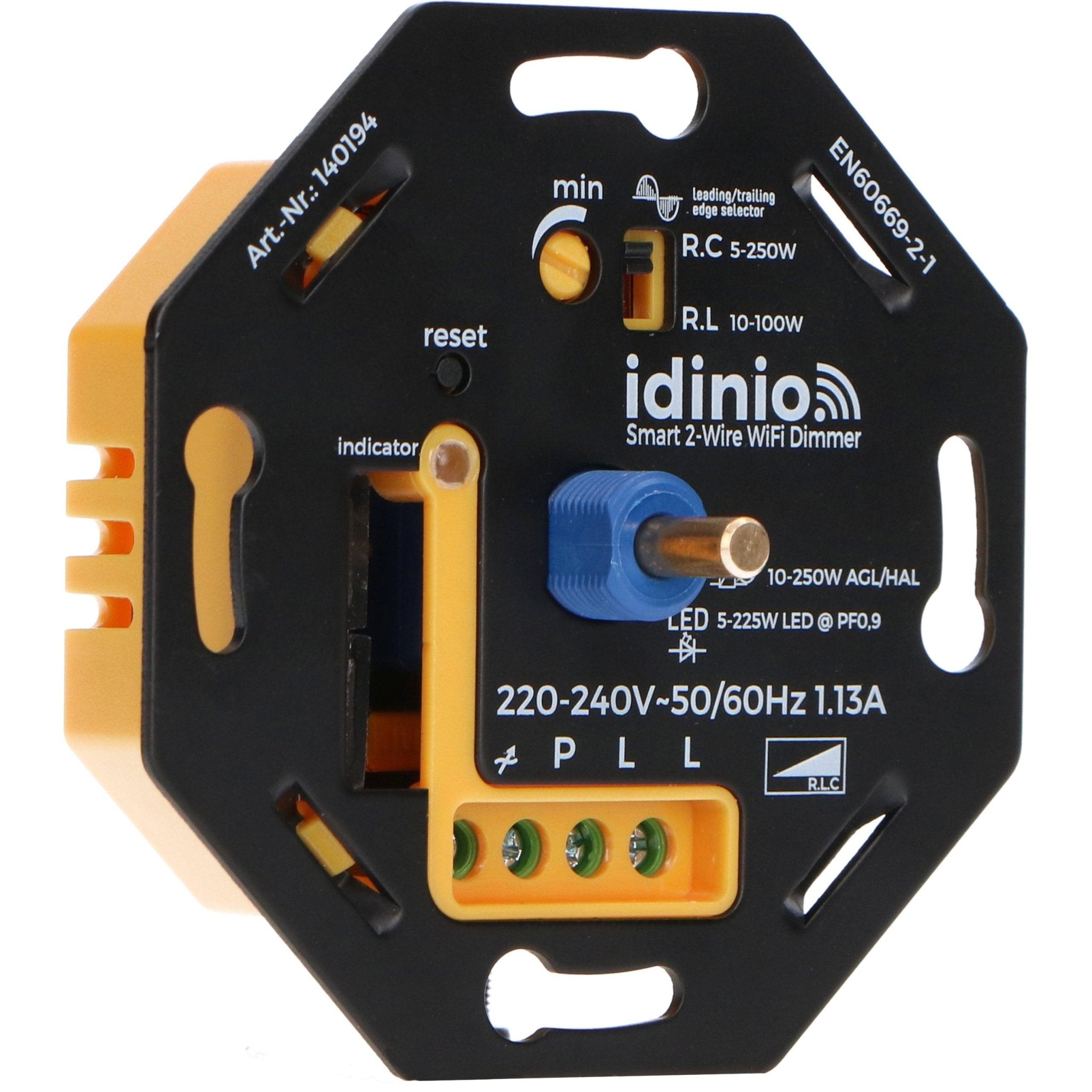 Smart WIFI dimmer met App - Geschikt voor alle dimbare lampen - 0 tot 250W - LED.nl