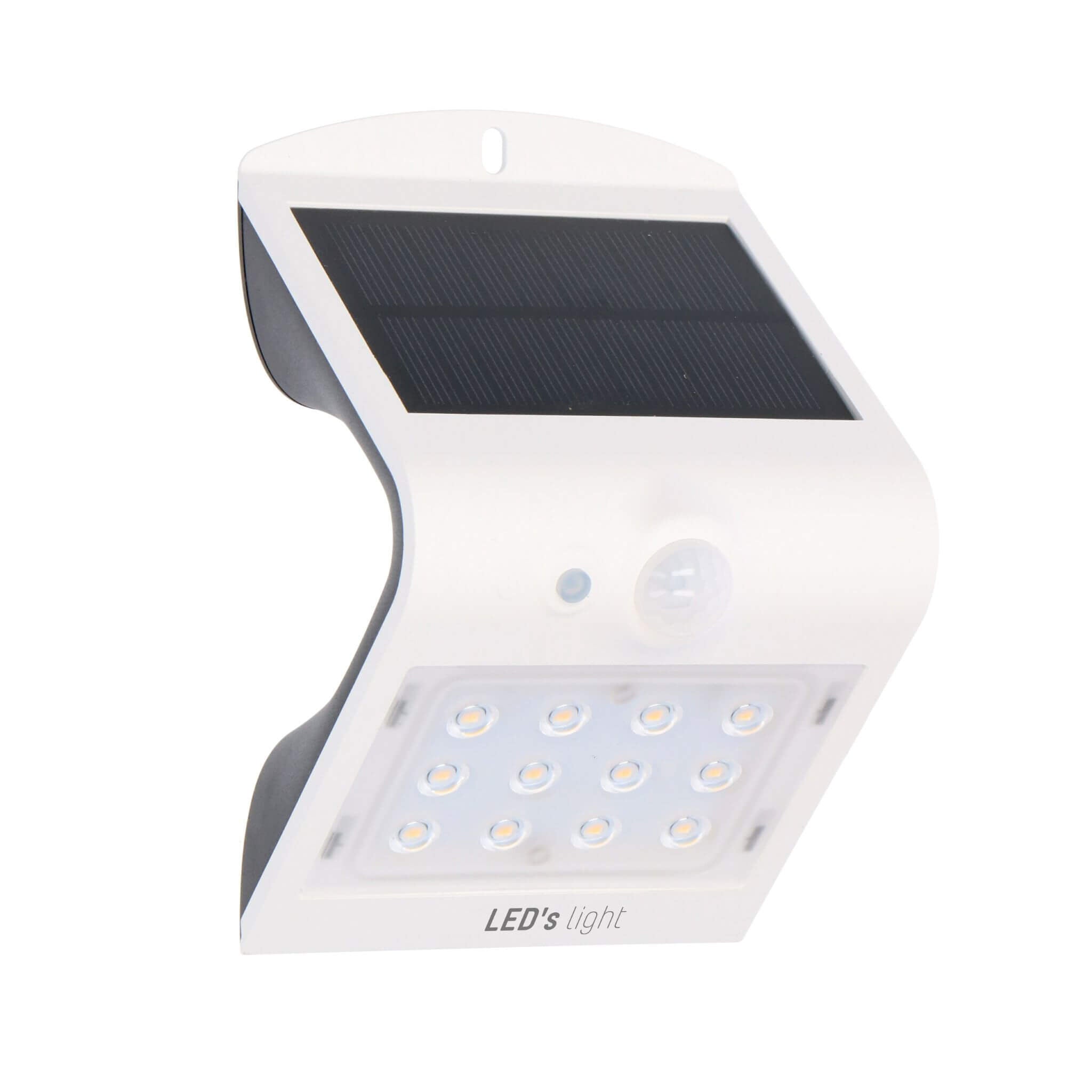 Solar LED buitenlamp met bewegingssensor - 3 standen - Automatisch aan/uit - 220 lm - Wit - LED.nl