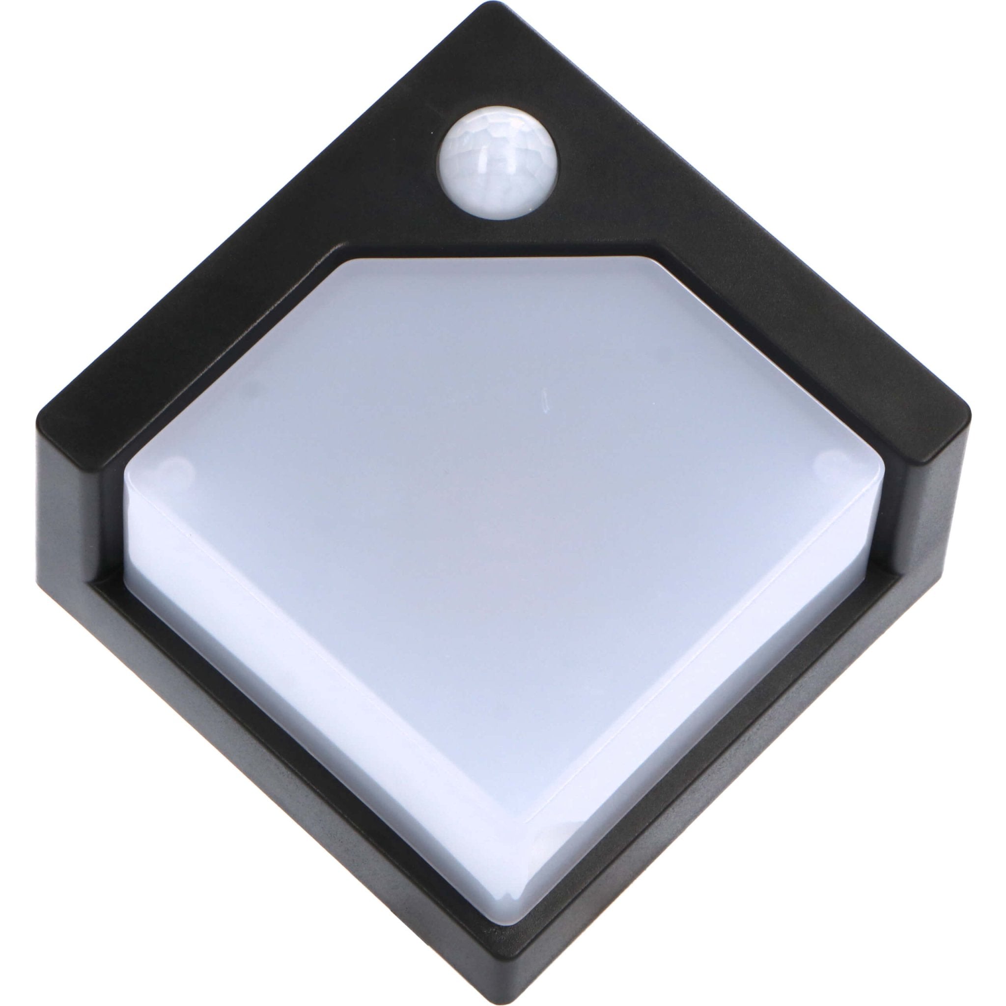 Solar LED buitenlamp met bewegingssensor - Draadloos op zonne-energie - Zwart - LED.nl