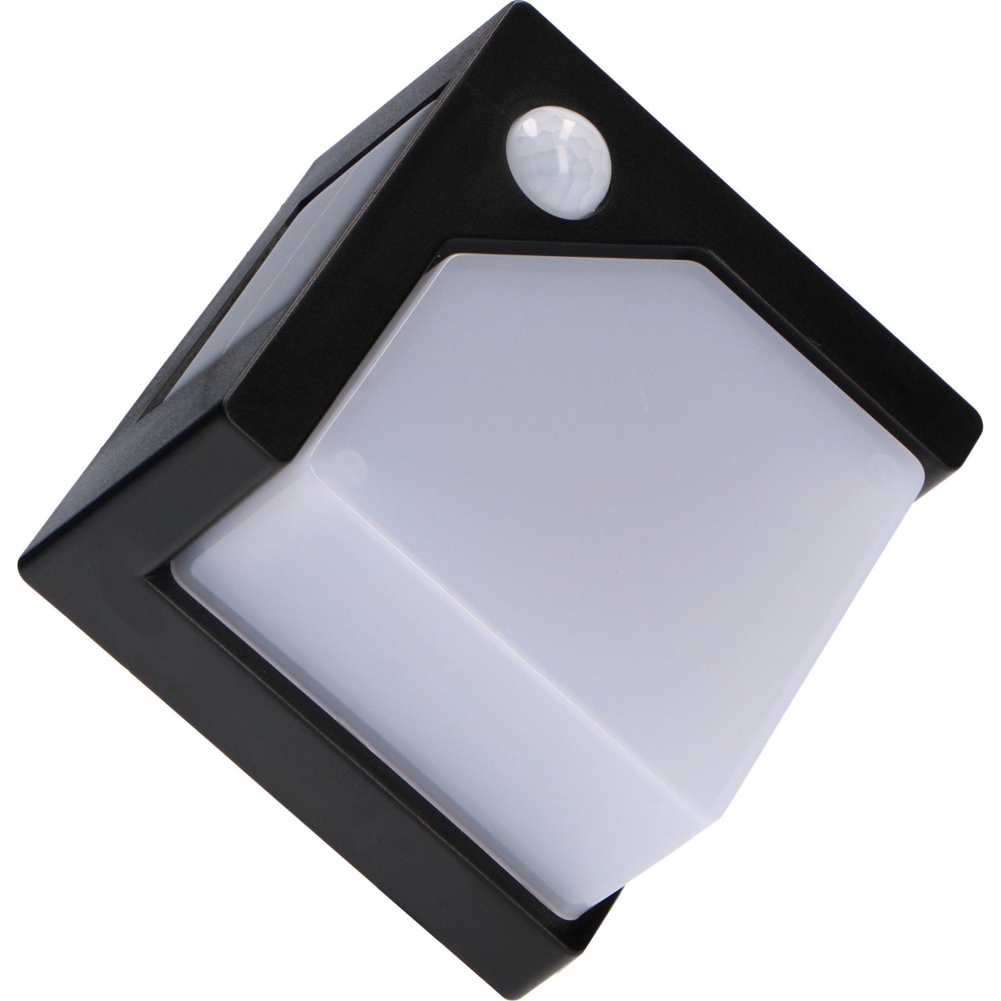 Solar LED buitenlamp met bewegingssensor - Draadloos op zonne-energie - Zwart - LED.nl