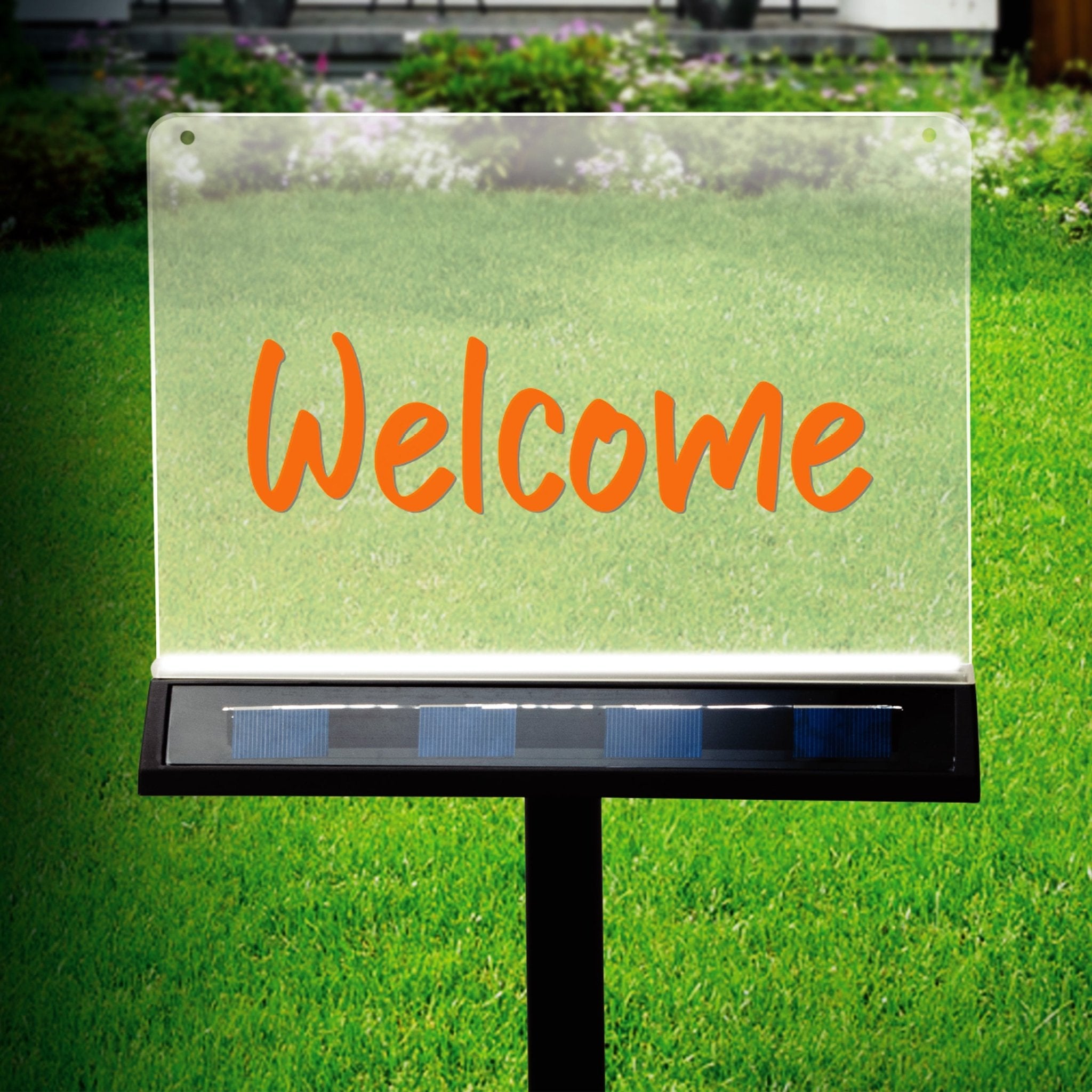 Solar LED Display schrijfbord buiten - Draadloos op zonne-energie - Incl. Stift - LED.nl