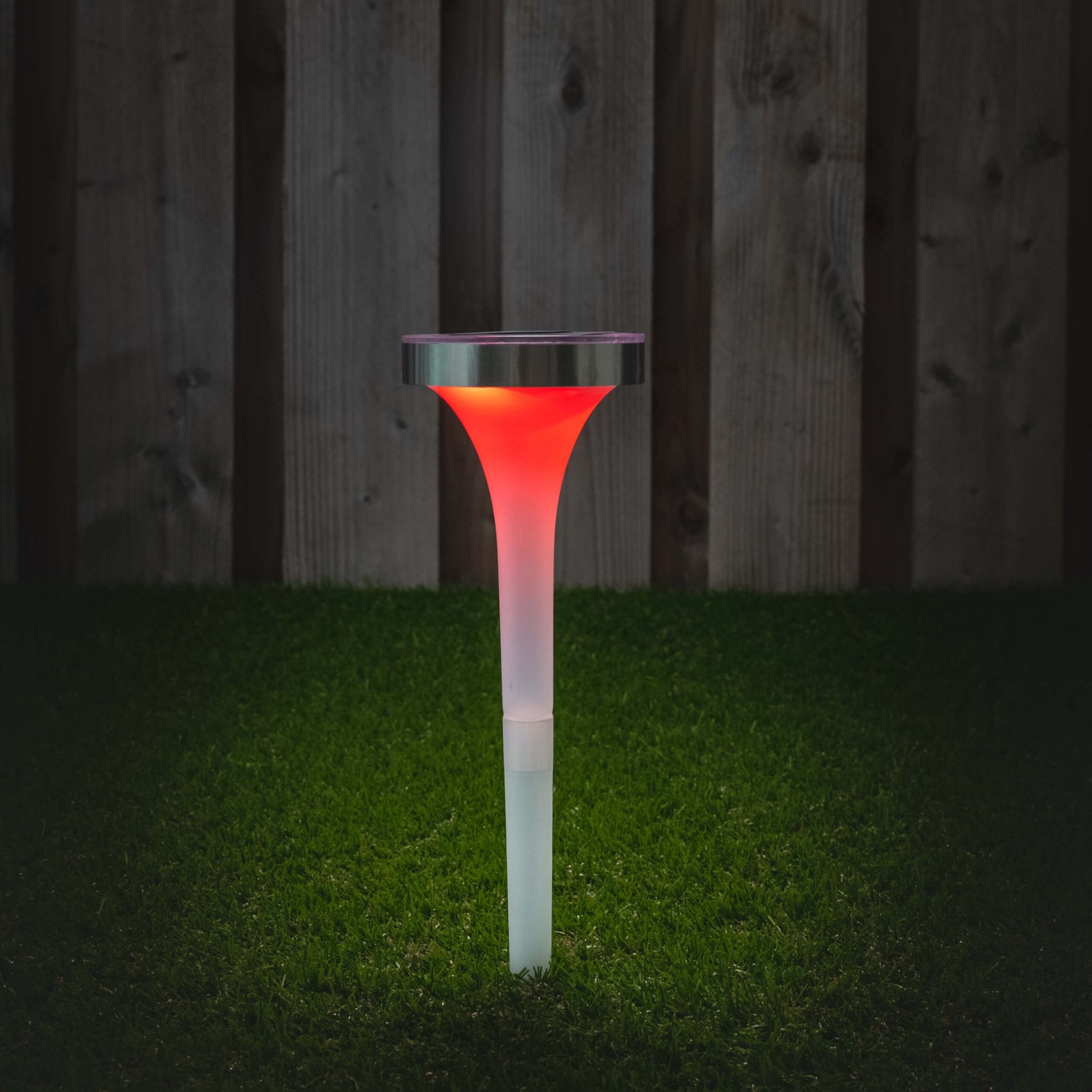 Solar LED Prikspot met sensor - Warm wit + RGB - Auto aan/uit - Tours - 32 cm - LED.nl