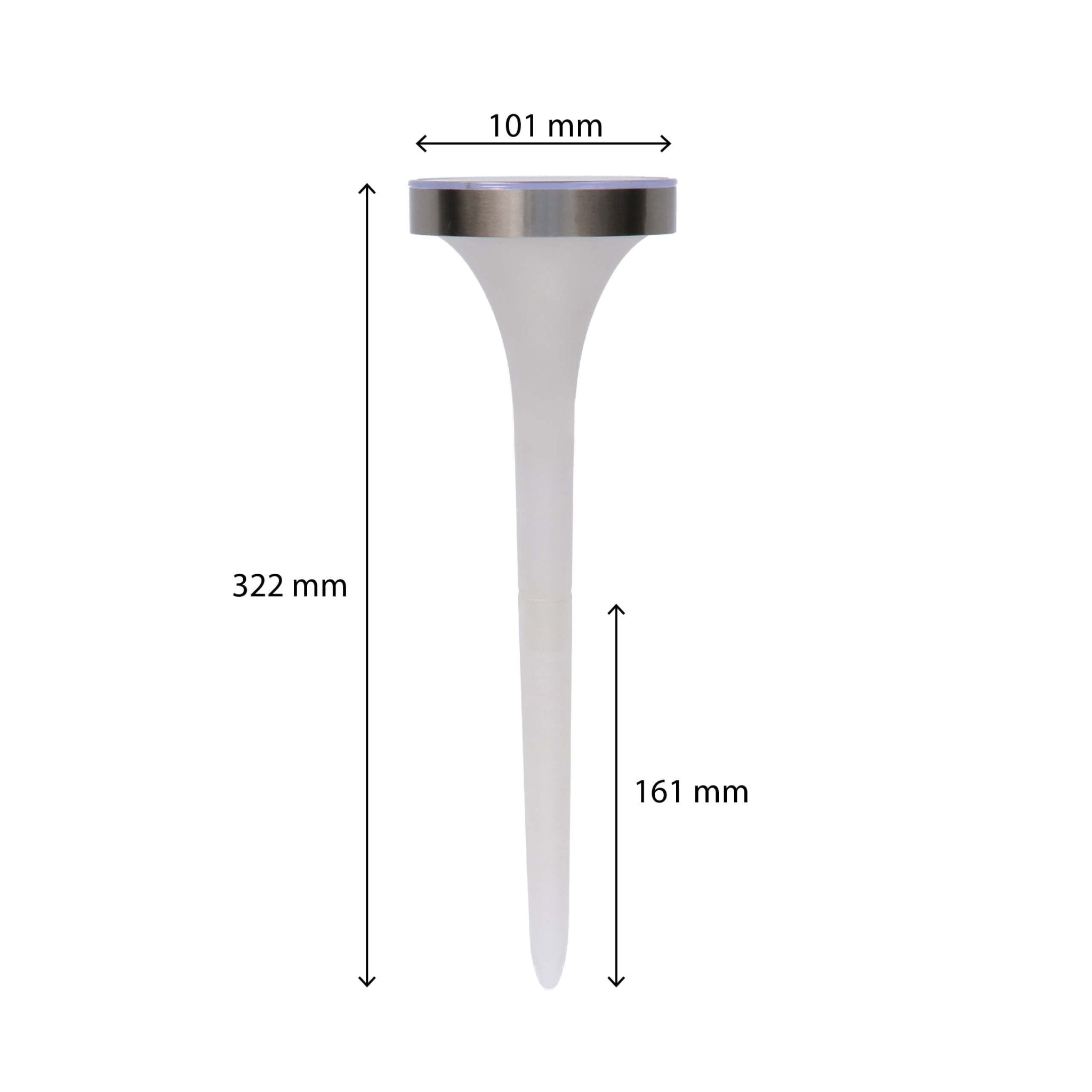 Solar LED Prikspot met sensor - Warm wit + RGB - Auto aan/uit - Tours - 32 cm - LED.nl