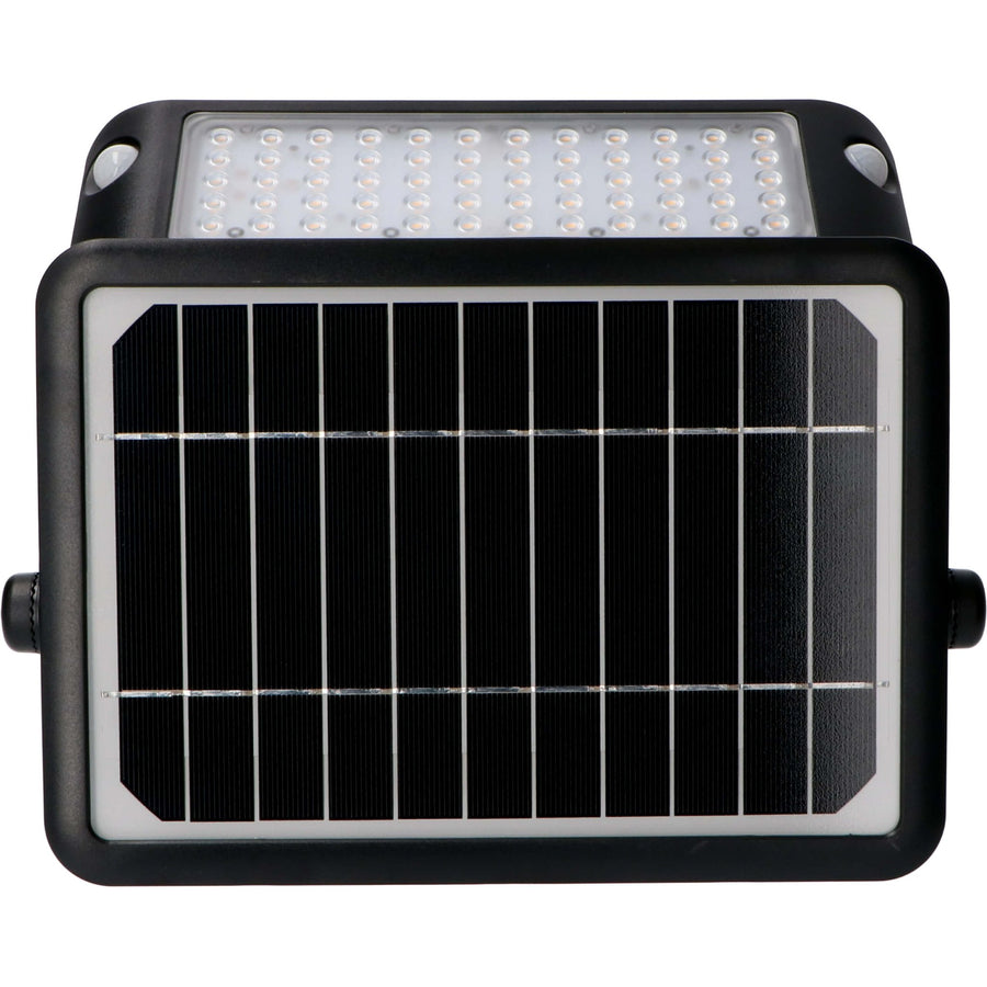LED's Light Solar LED Schijnwerper met Bewegingssensor - 3 standen - Draadloos - 1080 Lumen - Zwart Buitenlampen LED.nl