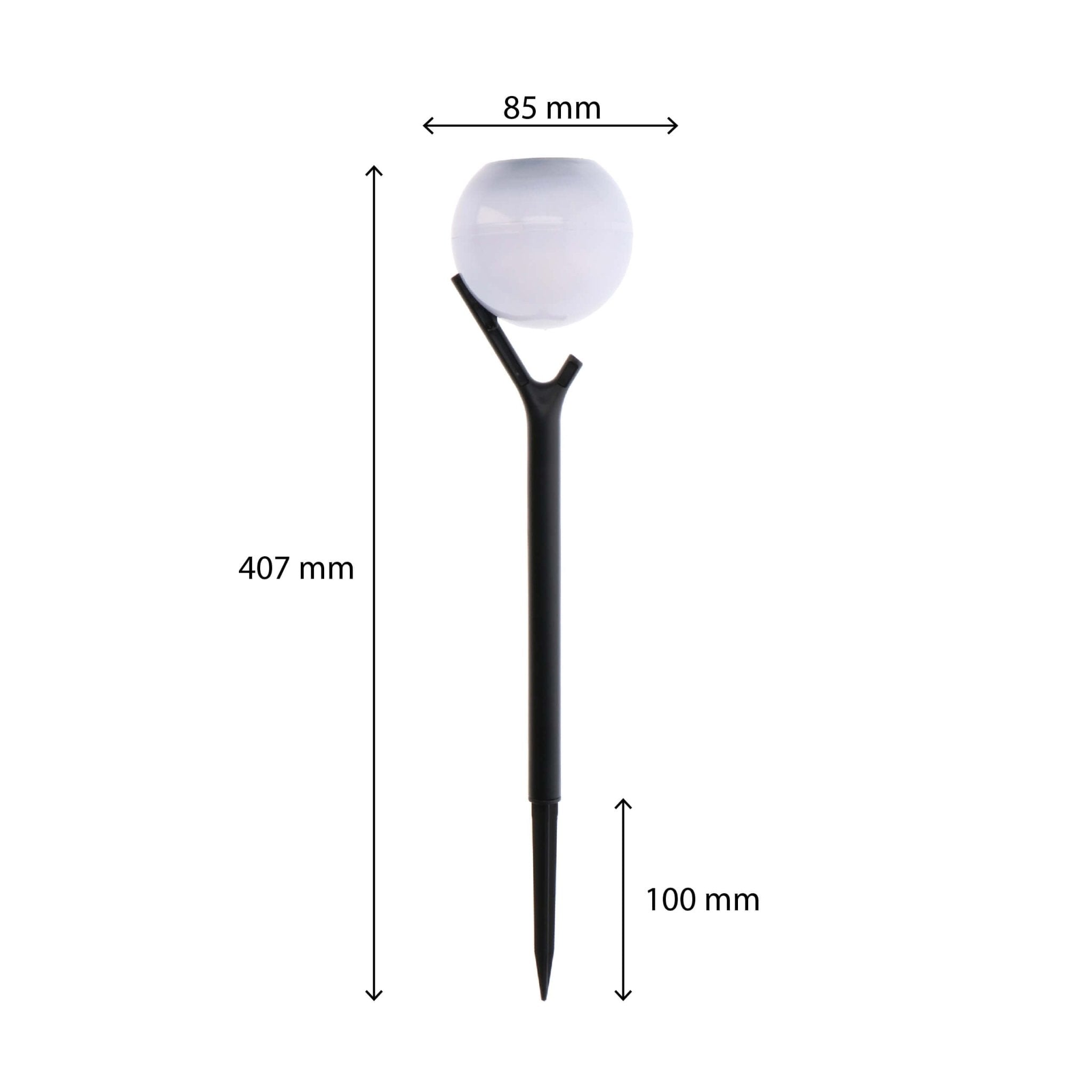 Solar LED Tuinlamp met sensor - Nice - Draadloos - Warm wit - Auto aan/uit - 40 cm - LED.nl