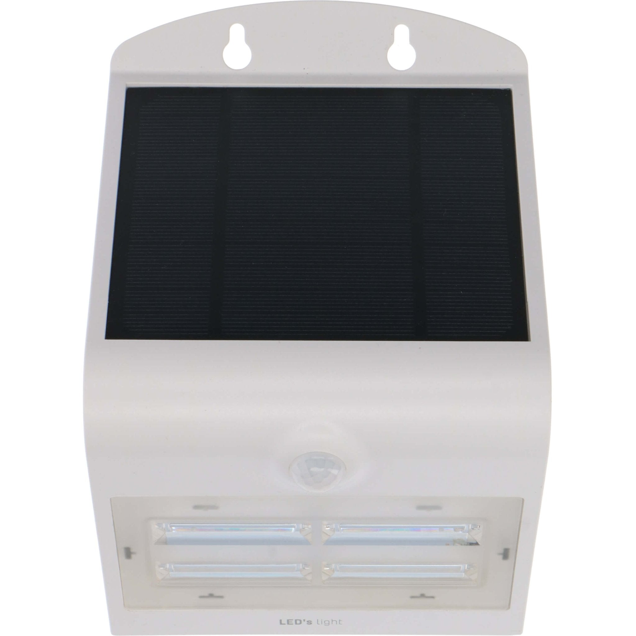 Solar LED Wandlamp met bewegingssensor - 3 standen - Automatisch aan/uit - 400 lm - Wit - LED.nl