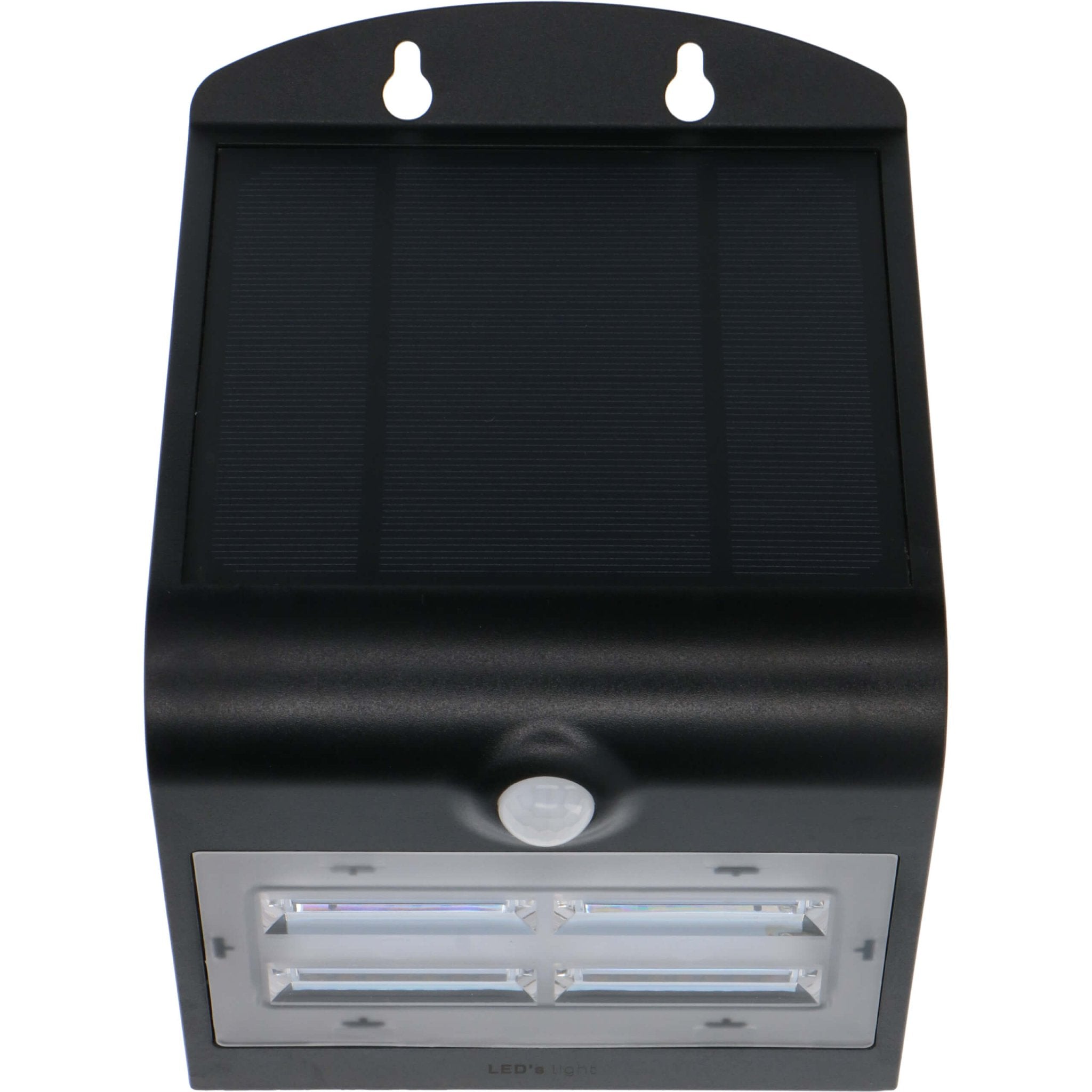Solar LED Wandlamp met bewegingssensor - 3 standen - Automatisch aan/uit - 400 lm - Zwart - LED.nl
