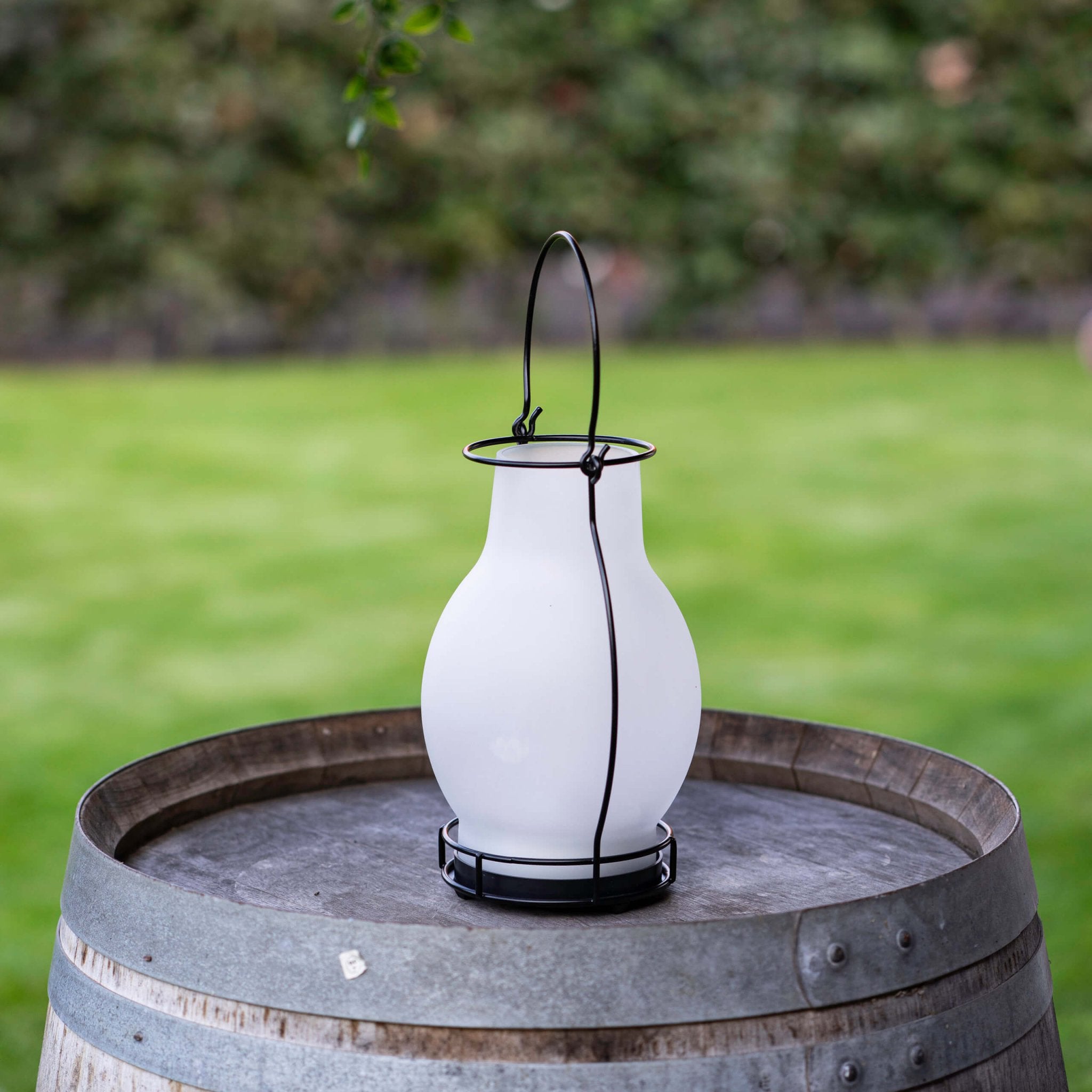 Solar Olielamp op zonne-energie met sensor - Automatisch aan/uit - Draadloos - 28 cm - LED.nl