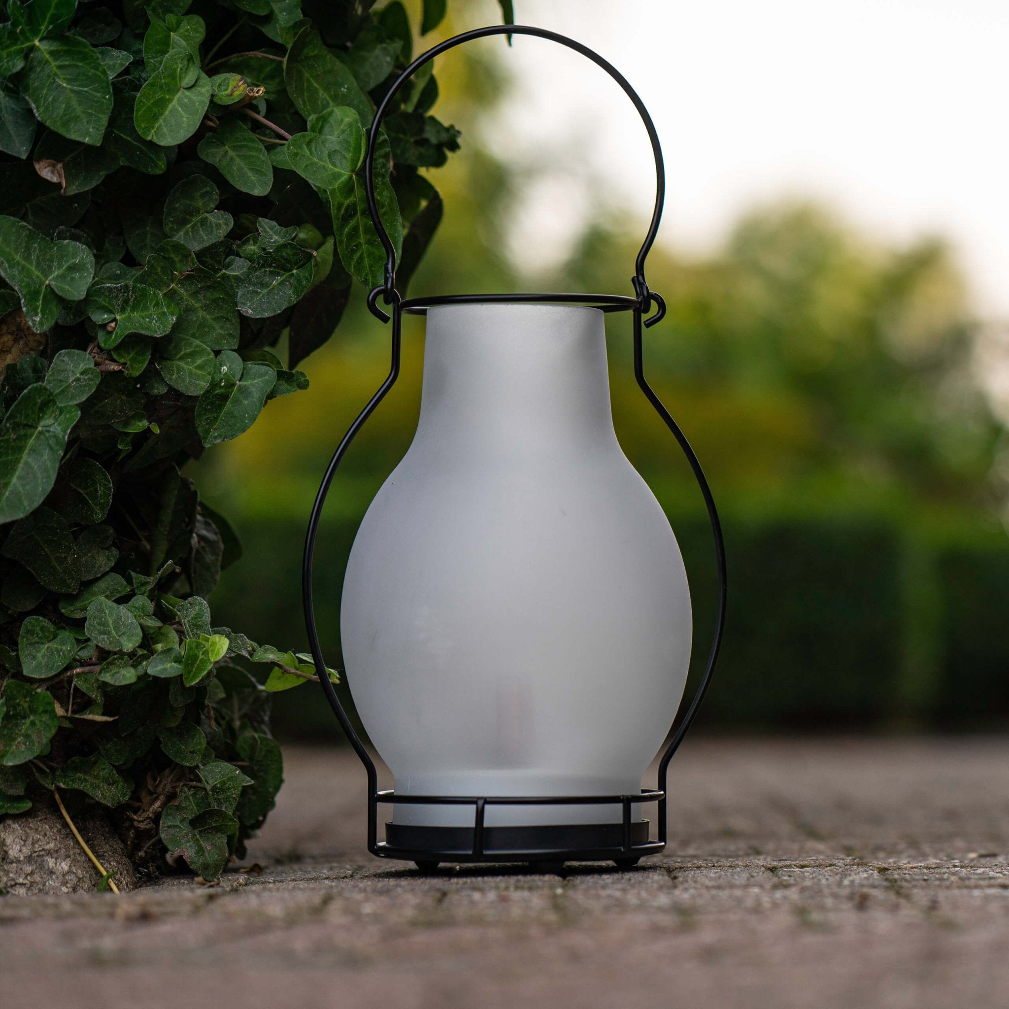 Solar Olielamp op zonne-energie met sensor - Automatisch aan/uit - Draadloos - 28 cm - LED.nl