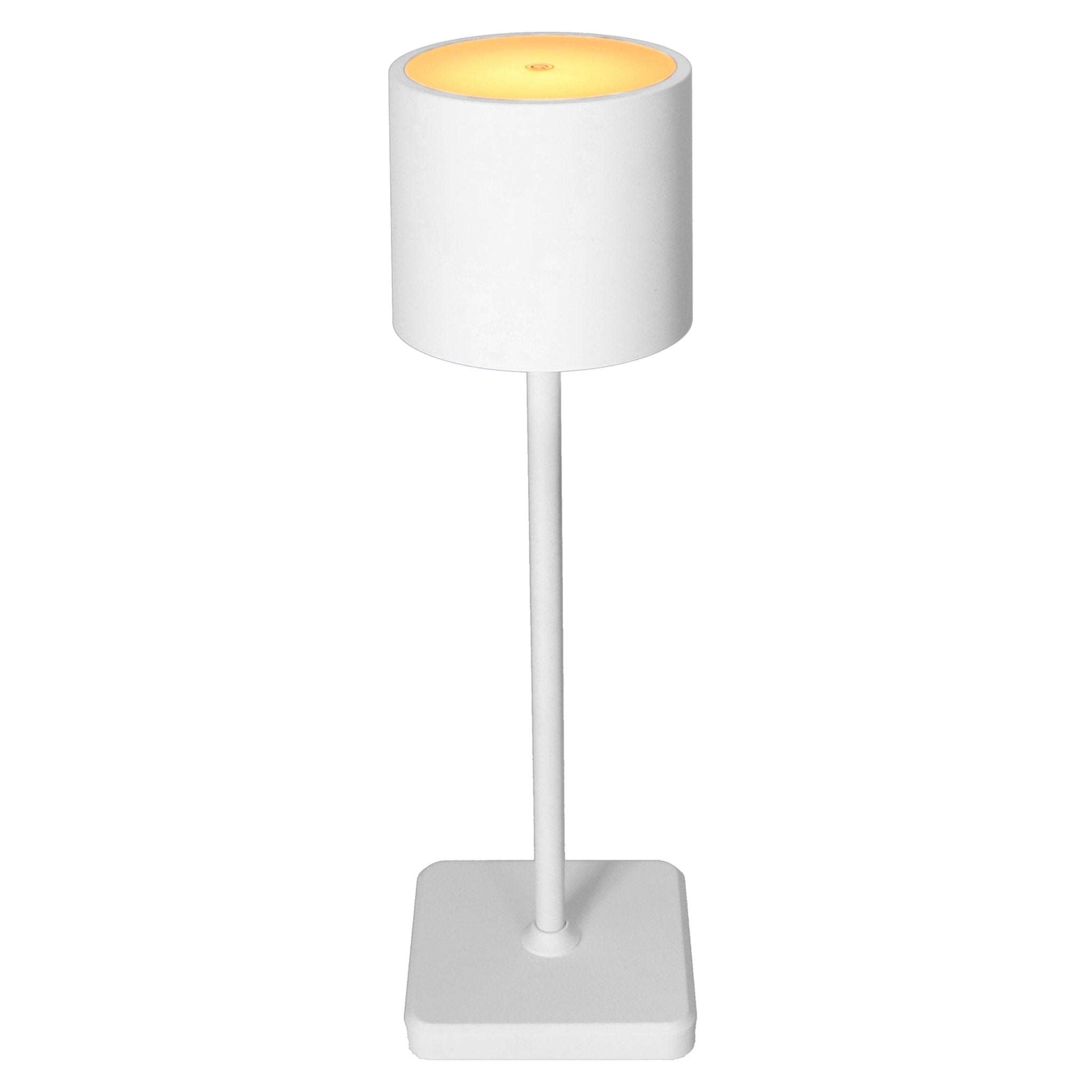 TouchDim oplaadbare LED tafellamp wit – Dimbaar met touch-bediening – Voor binnen en buiten – 3 tinten licht instelbaar - LED.nl