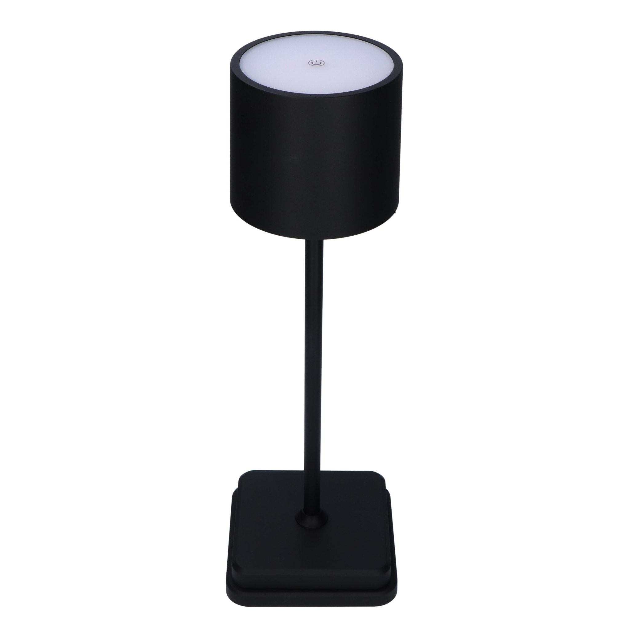 TouchDim oplaadbare LED tafellamp zwart – Dimbaar met touch-bediening – Voor binnen en buiten – 3 tinten licht instelbaar - LED.nl