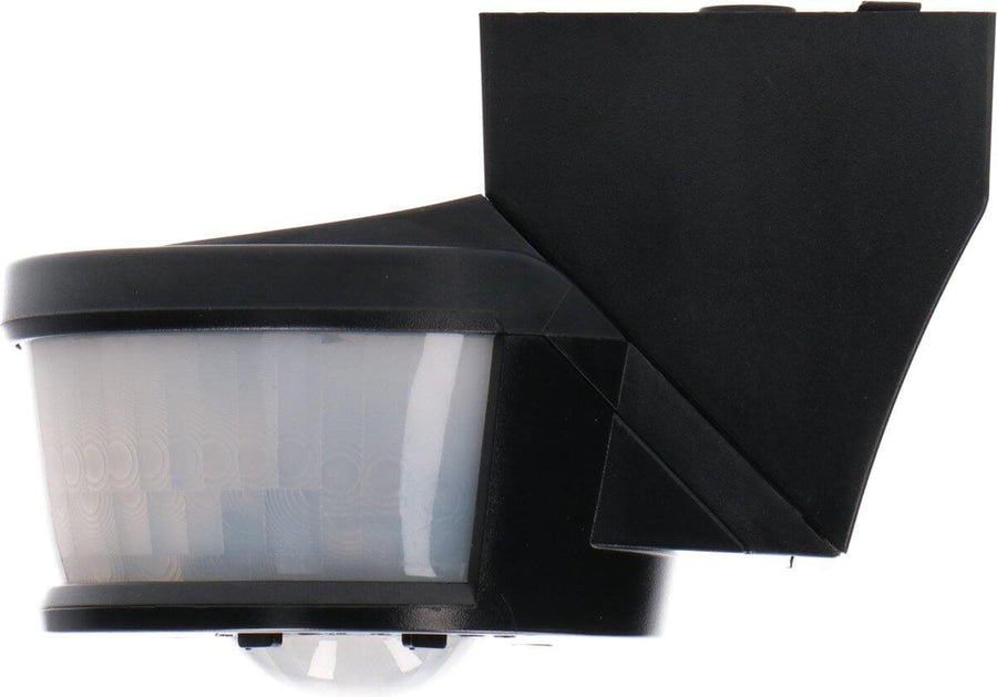 LED's Light Pro Bewegingssensor met Hoekbeugel Universeel - 12 meter bereik - Zwart Sensoren LED.nl