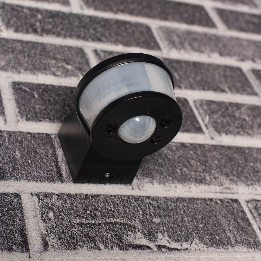 LED's Light Pro Bewegingssensor met Hoekbeugel Universeel - 12 meter bereik - Zwart Sensoren LED.nl
