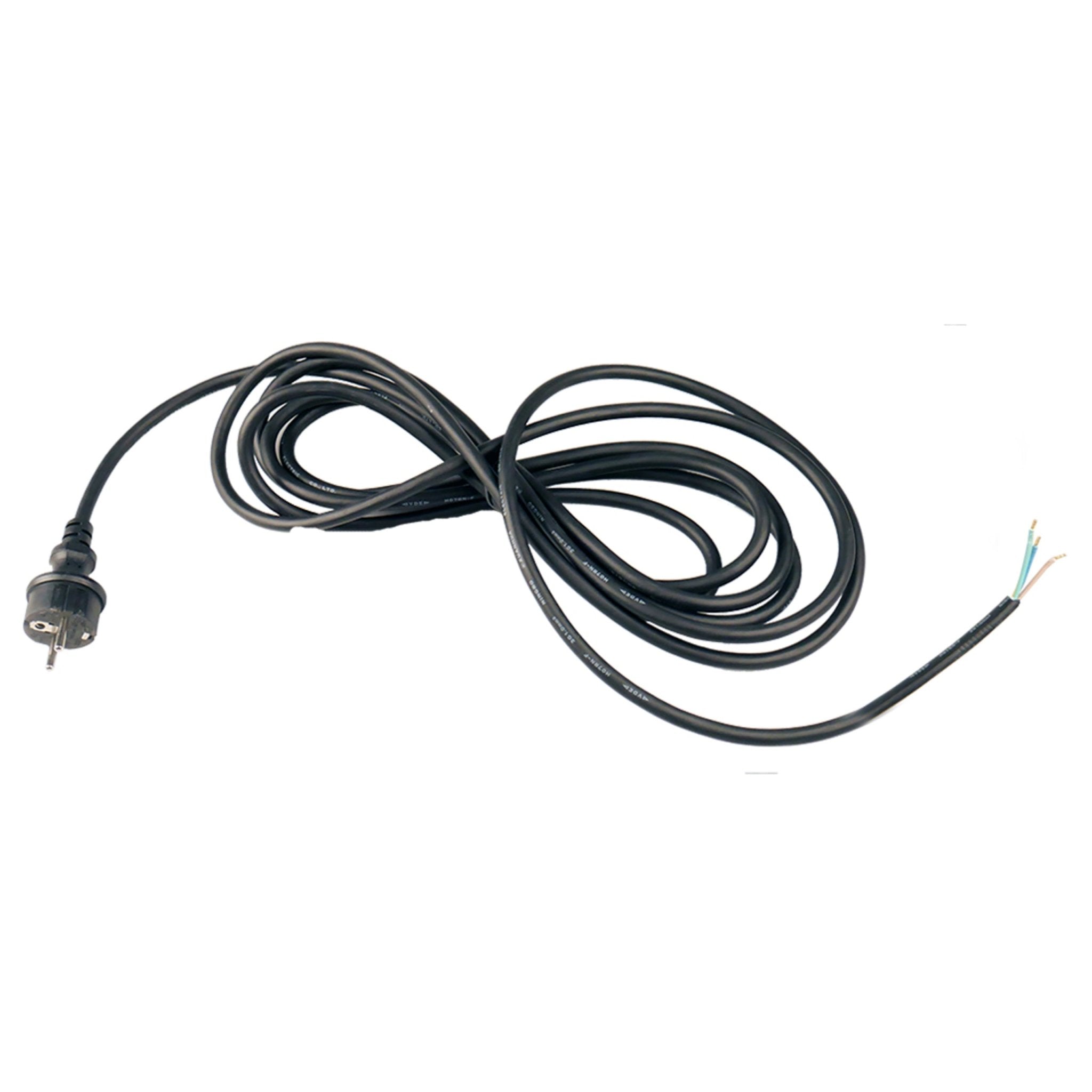 Universele buitenkabel 3-aderig met EU plug - 5 meter lang - IP44 spatwaterdicht - H07RN-F 3G1.0 mm² - LED.nl