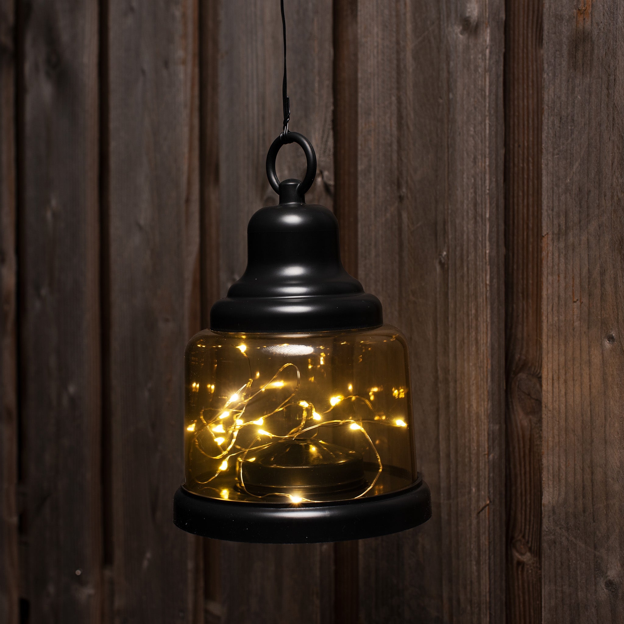 Vintage LED Tafellamp op batterijen - Draadloos model met ophangring - 22 cm - LED.nl