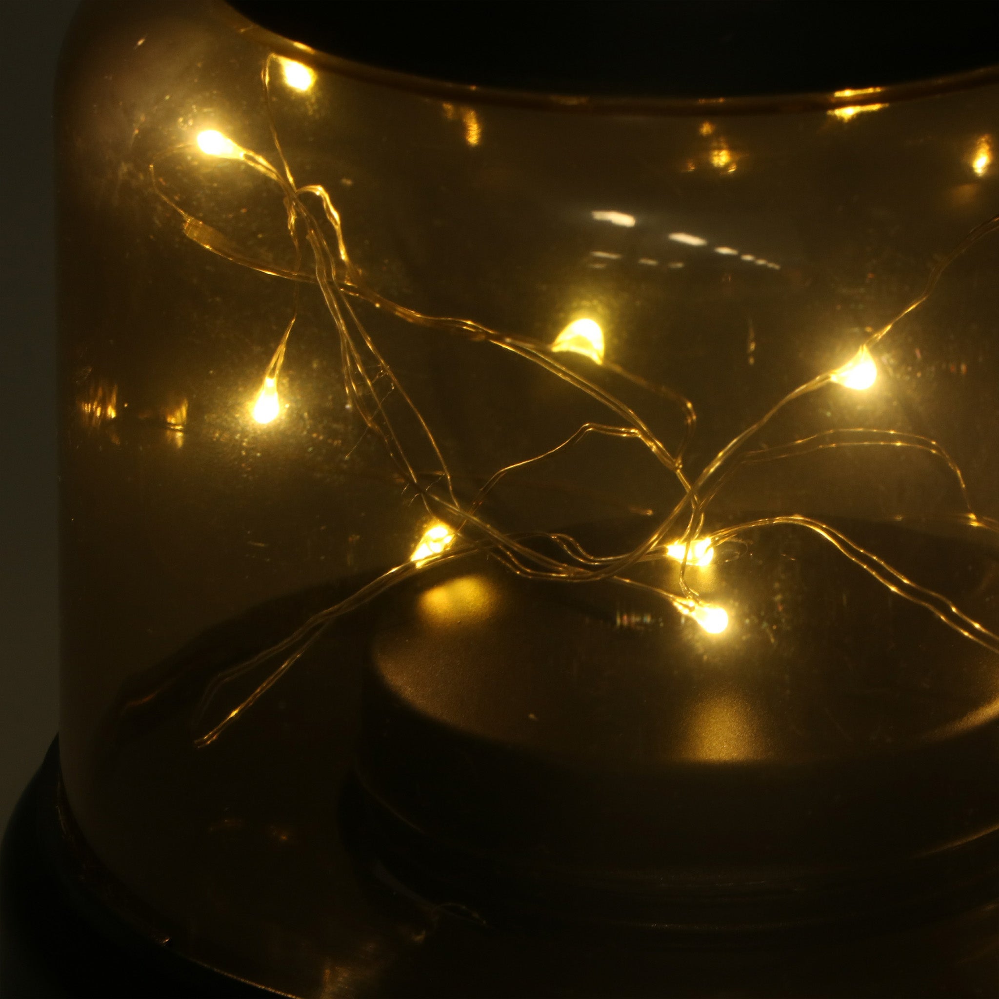 Vintage LED Tafellamp op batterijen - Draadloos model met ophangring - 22 cm - LED.nl