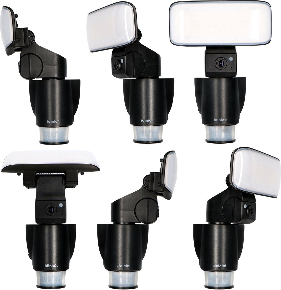 WIFI Sensor Buitenlamp met camera - Bewegingsmelder & Bodytracker via App - Zwart - LED.nl